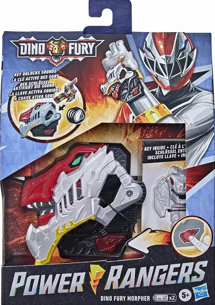 Power Rangers Dino Fury Morpher Elektroniczna Zabawka ze Światłami i Dźwiękami