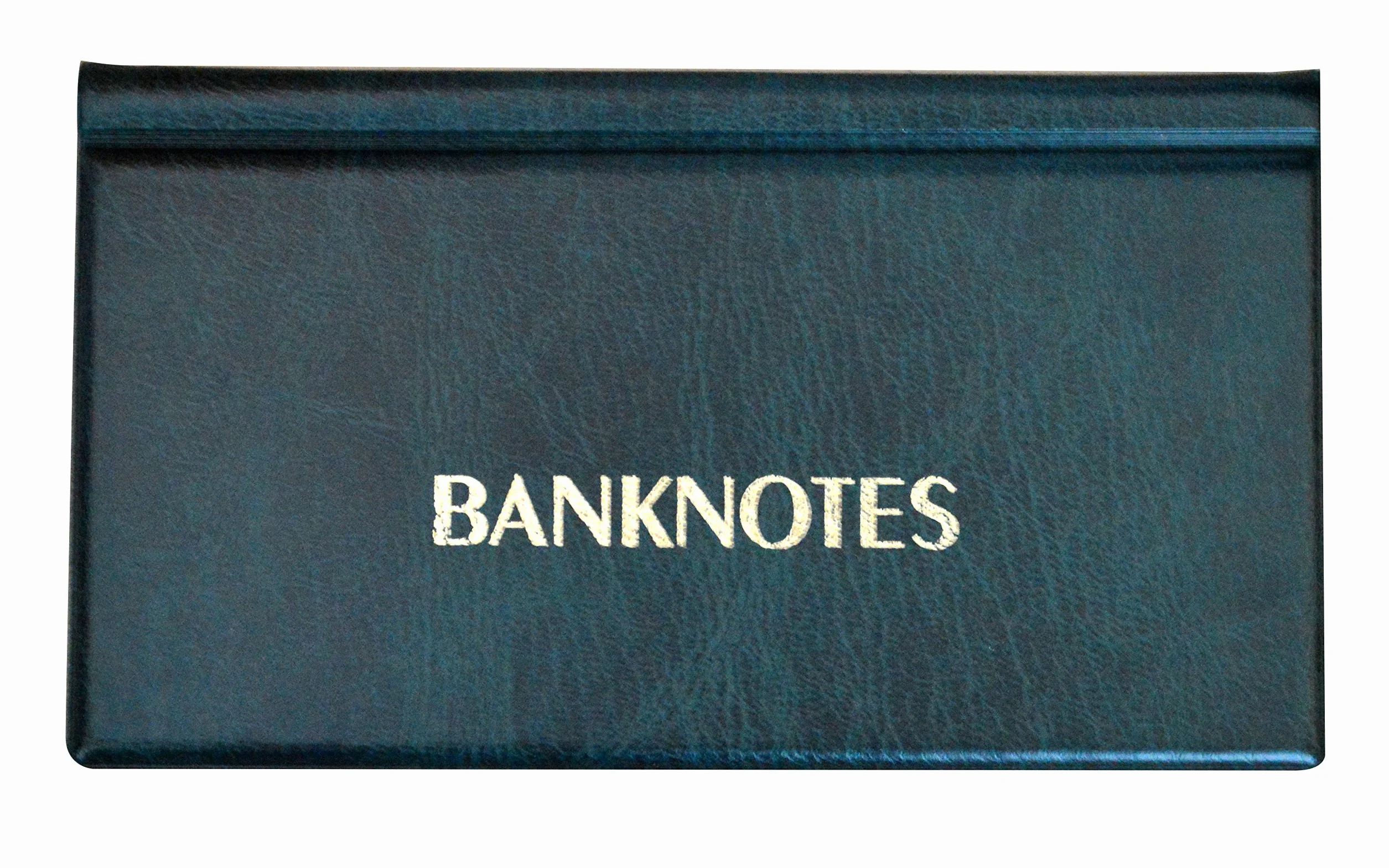 Collector Album kolekcjonerski na banknoty, notatki, album na banknoty, 20 stron, 8 x 17 cm (zielony)