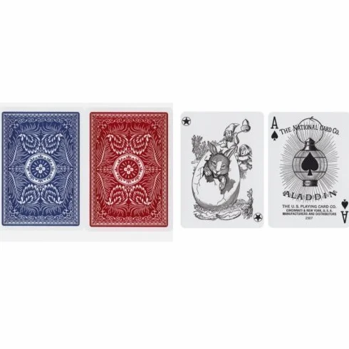 Aladdin Deck 1001 (gładkie wykończenie) Dos Bleu