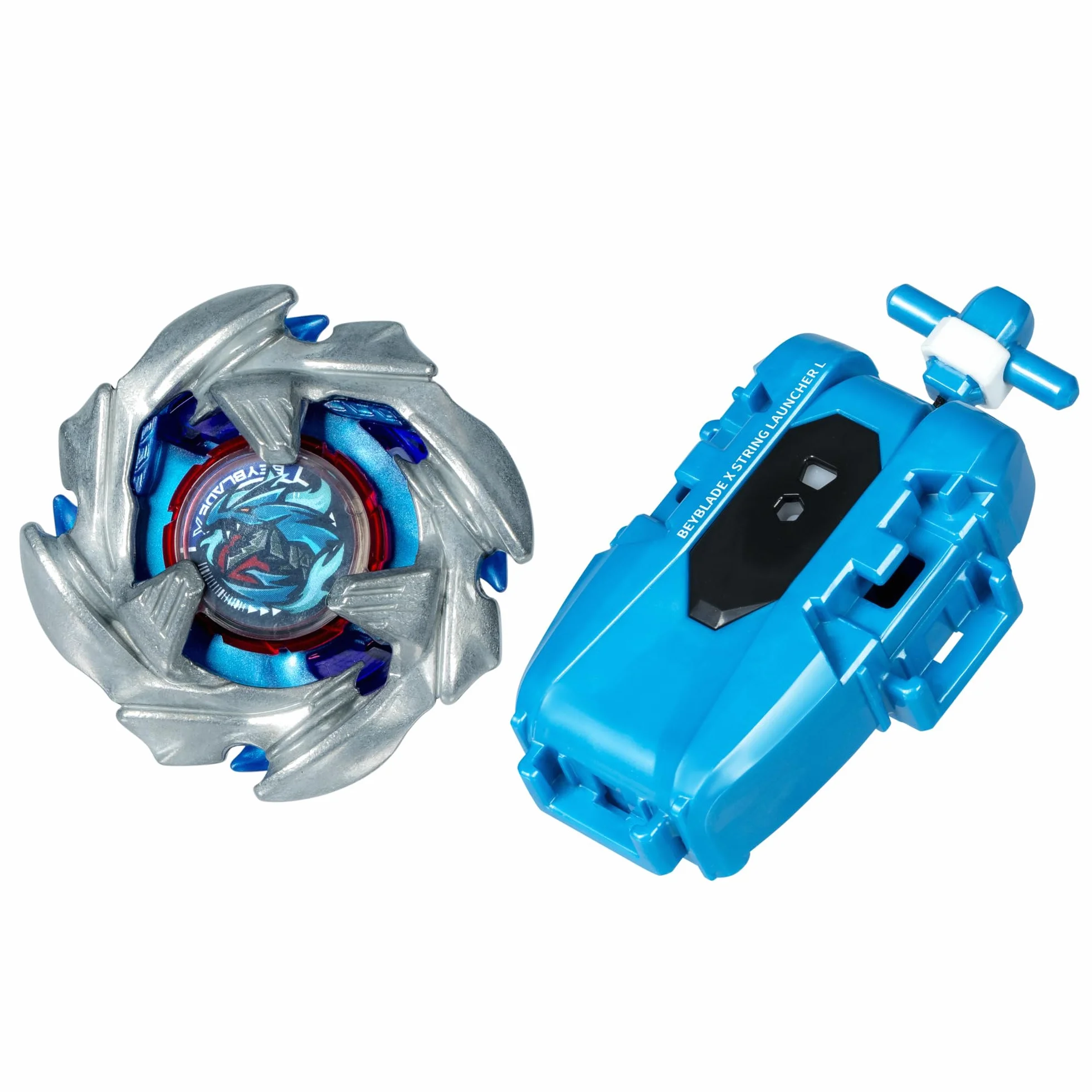 Zestaw Beyblade X Cobalt Dragoon 2-60C Deluxe z lewoskrętną wyrzutnią z linką