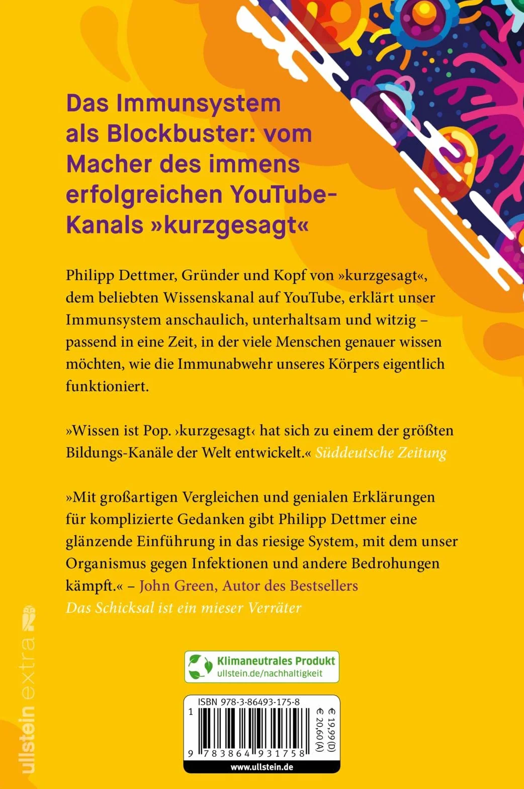 Immun: Alles über das faszinierende System, das uns am Leben hält | Der Nr.1 Bestseller über das Immunsystem vom Macher des beliebten YouTube-Kanals „kurzgesagt“