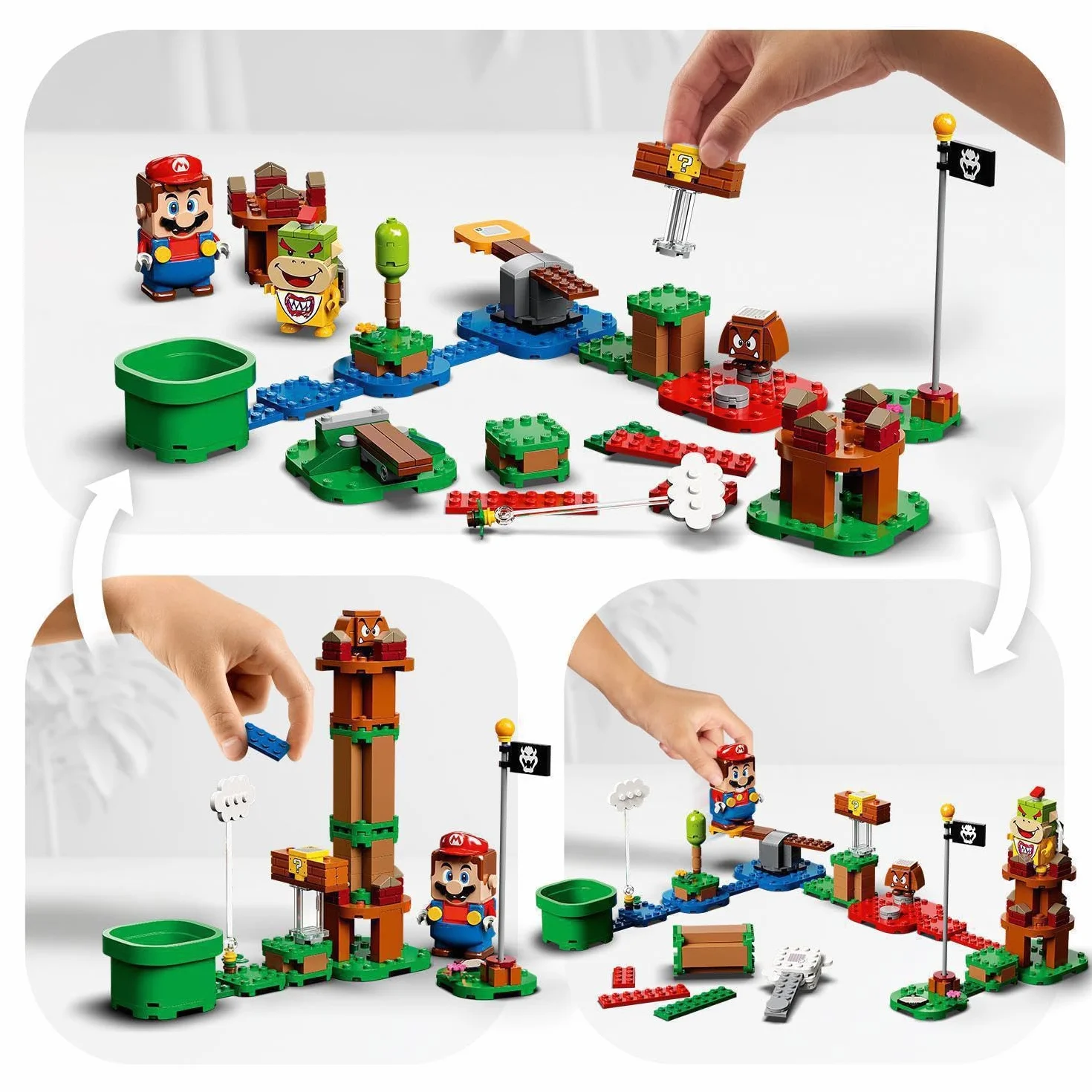 LEGO Super Mario Przygody z Mario — zestaw startowy, Kreatywna Kolekcjonerska Zabawka dla Dziecka do Zbudowania, Pomysł na Prezent dla 6-latka, dla Chłopca i Dziewczynki i Fanów Gry, 71360