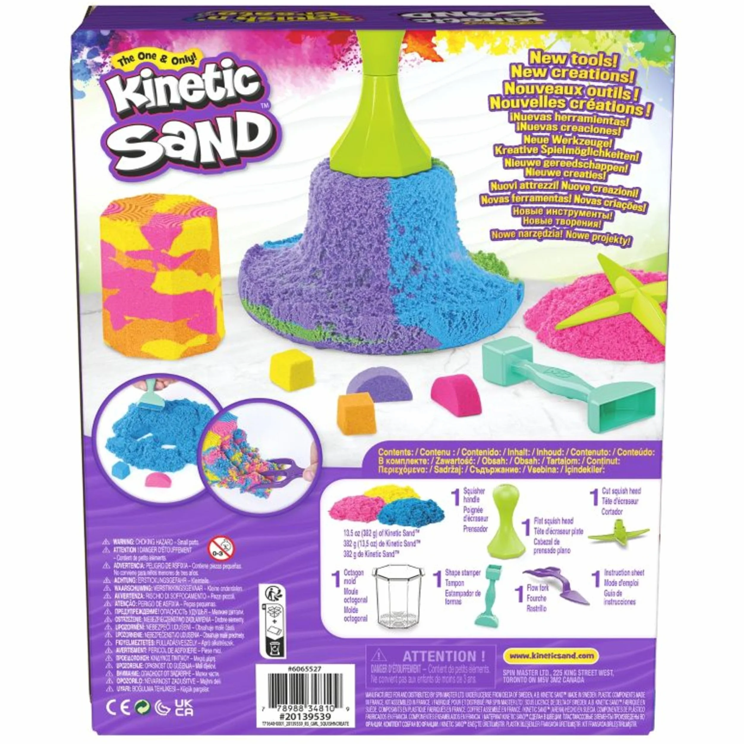 Kinetic Sand - Zgniataj i twórz