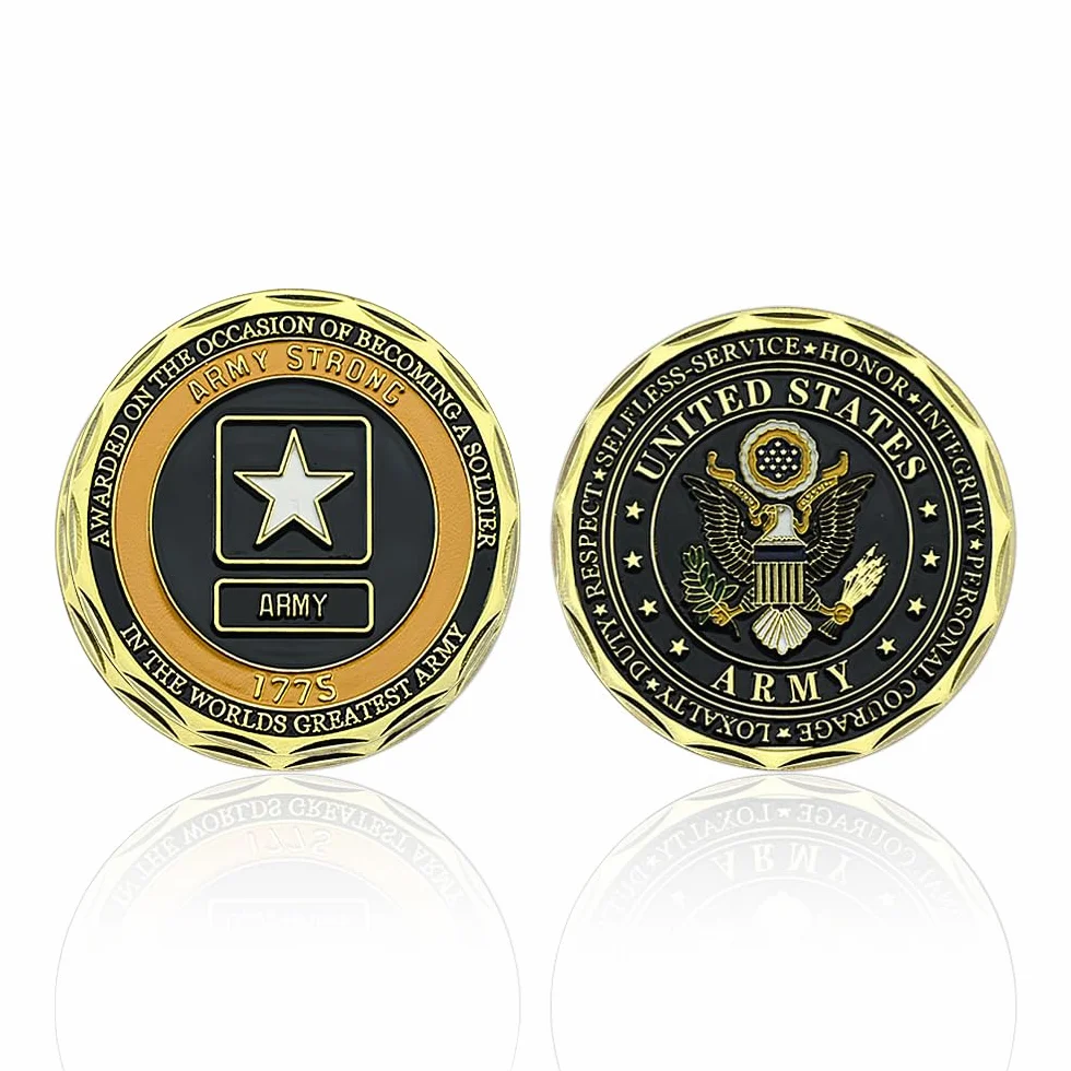 US Army Soldier Military Challenge Moneta na prezent wojskowy