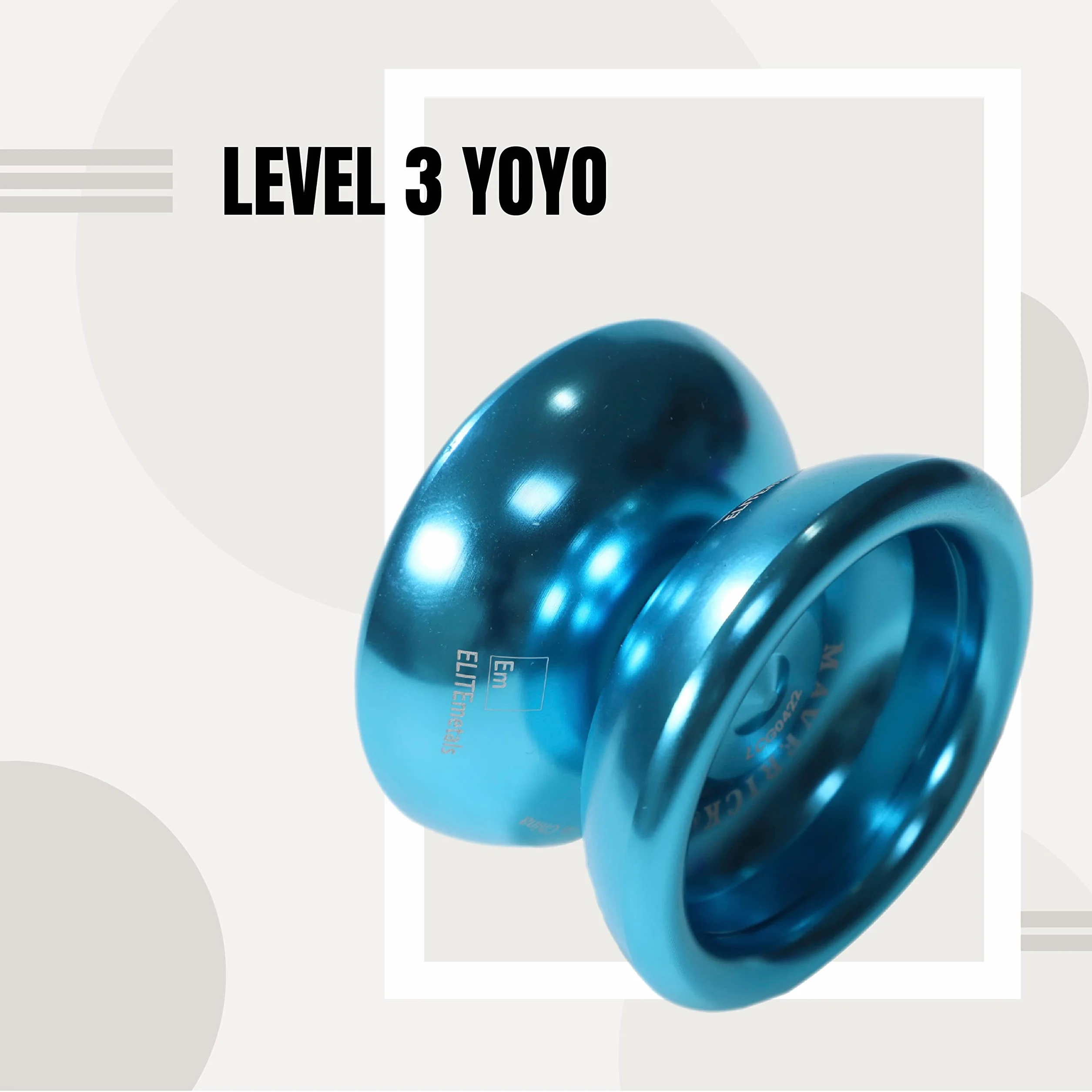 Yomega Maverick Yoyo profesjonalne aluminiowe łożysko kulkowe dla dzieci i początkujących, z łożyskiem kulkowym w rozmiarze C, do zaawansowanych sztuczek yo yo yo i reaktywnego powrotu + 2 dodatkowe
