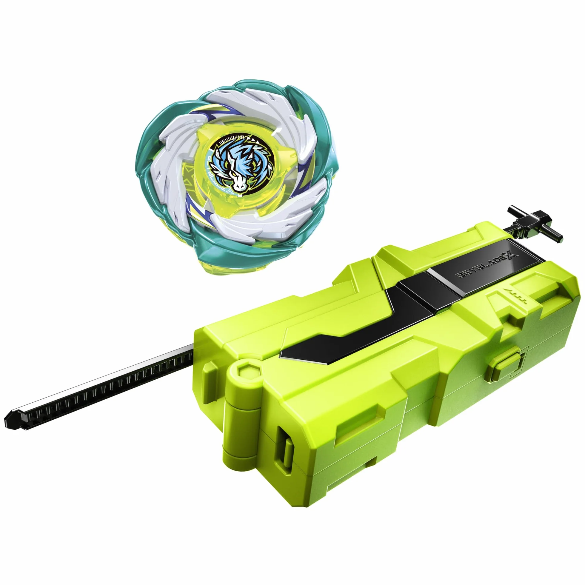 Zestaw Beyblade X z wyrzutnią Clip & Rip i prawoskrętnym bączkiem Takara Tomy rodzaju: atak, zabawki z bączkami do walki, wiek: od 8 lat