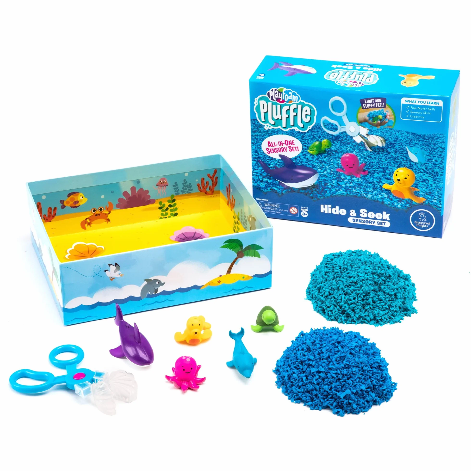 Learning Resources Playfoam Pluffle Ukryj & Szukać Sensoryczny Zestaw do Zabawy