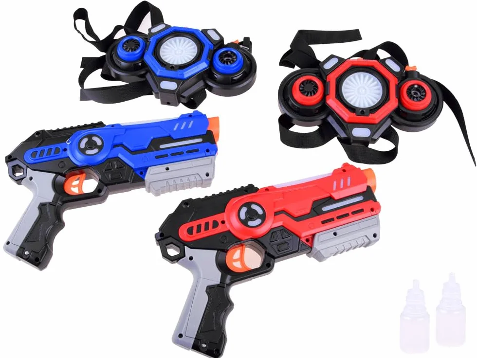 PAINTBALL LASEROWY NA PODCZERWIEŃ Z KAMIZELKAMI Z FUNKCJĄ DYMU