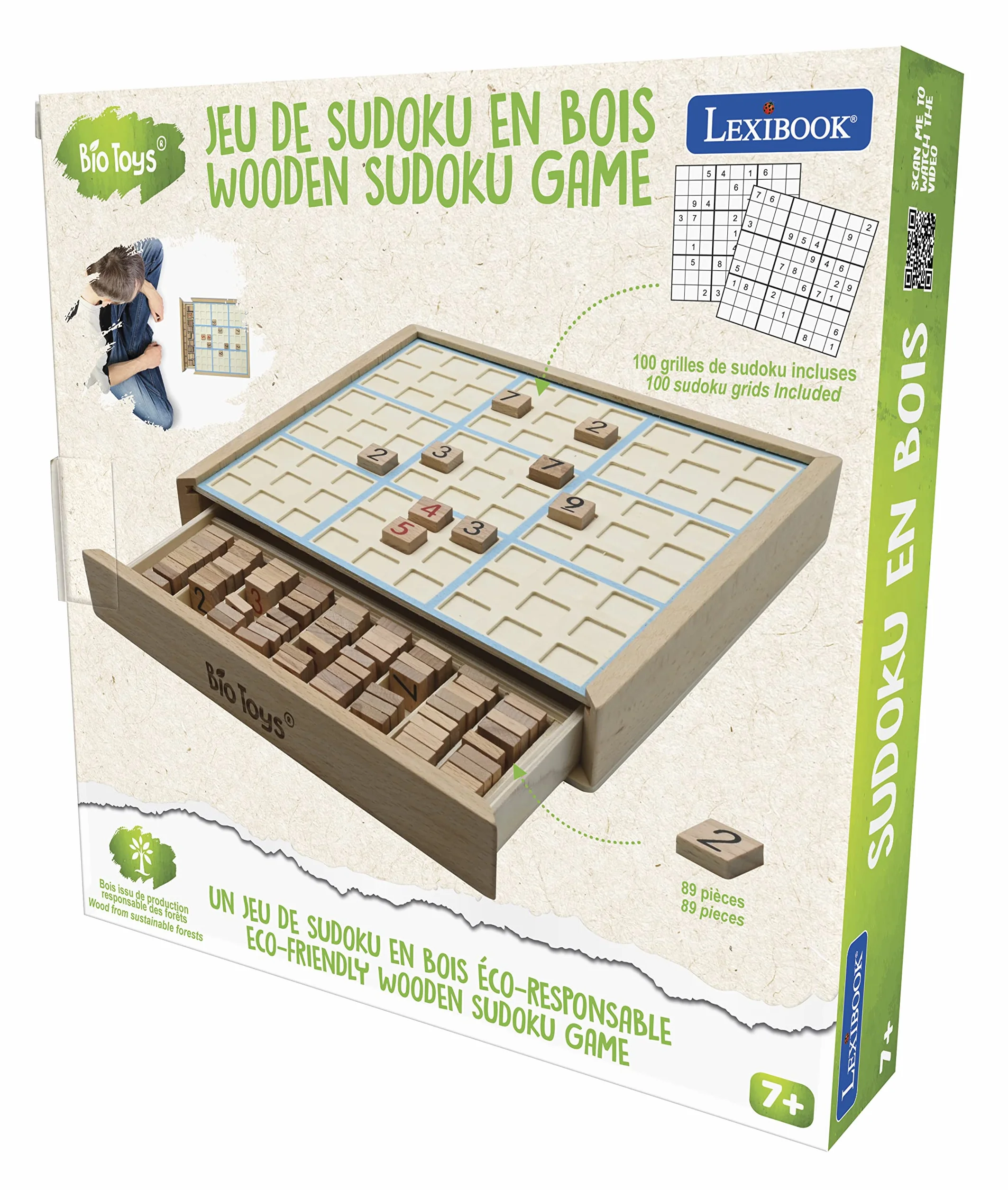 Lexibook Drewniana Gra Sudoku JGW150