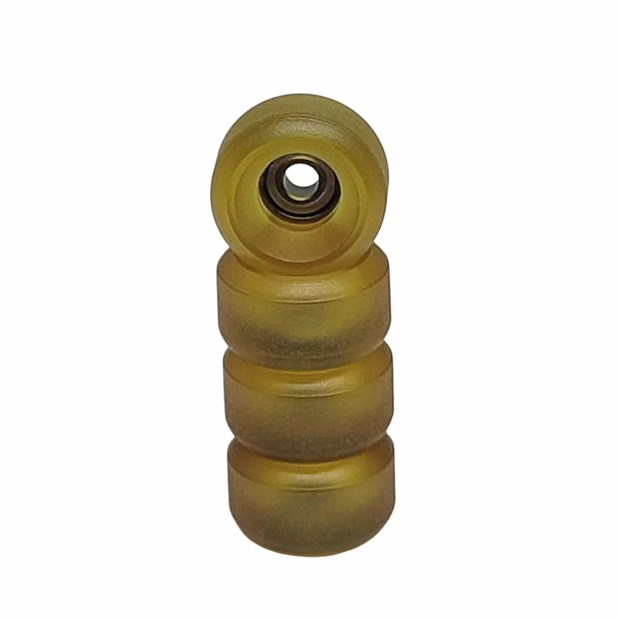 LEEFAI 75D Urethane Pro koła podstrunnicy przezroczyste bursztynowe koło łożyskowe ręcznie wykonane z poliuretanu - ultra obrotowe łożyska koła -7,8 * 4,8 mm