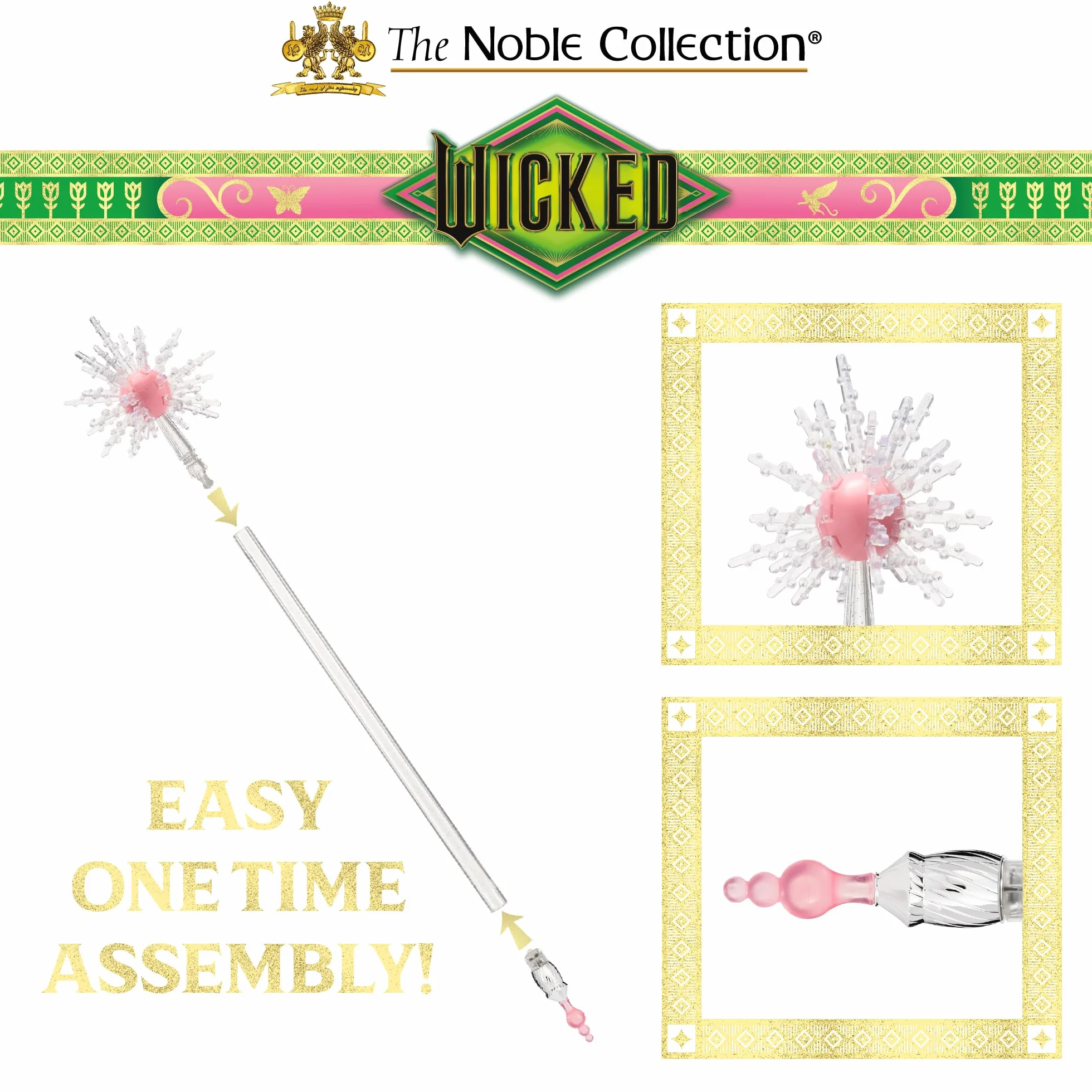 Wicked. Glinda Bubble Wand. The Noble Collection