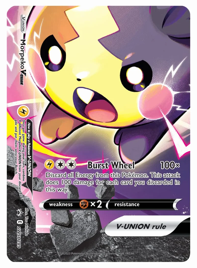 Pokemon TCG: Crown Zenith Premium Playmat Collection—Morpeko V-Union