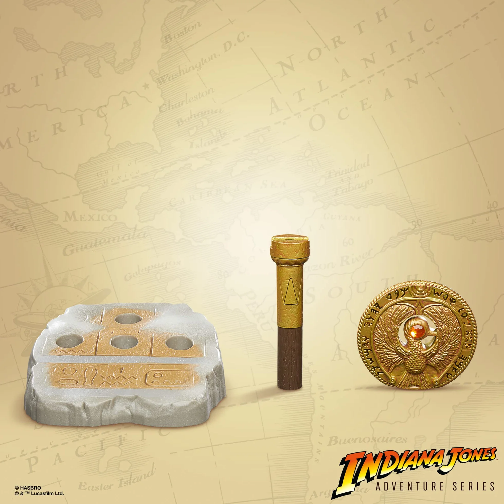 Hasbro Indiana Jones Adventure Series Staff Ra Nakrycie Głowy Kostium Wielokolorowy