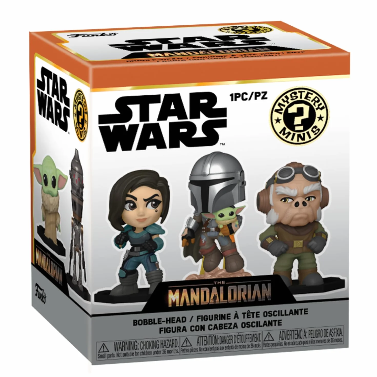 Funko Mystery Mini - Star Wars: the Child Mandalorian - 1 z 12 do zebrania - różne style - kolekcjonerska figurka winylowa - pomysł na prezent - oficjalny towar - zabawki dla dzieci i dorosłych
