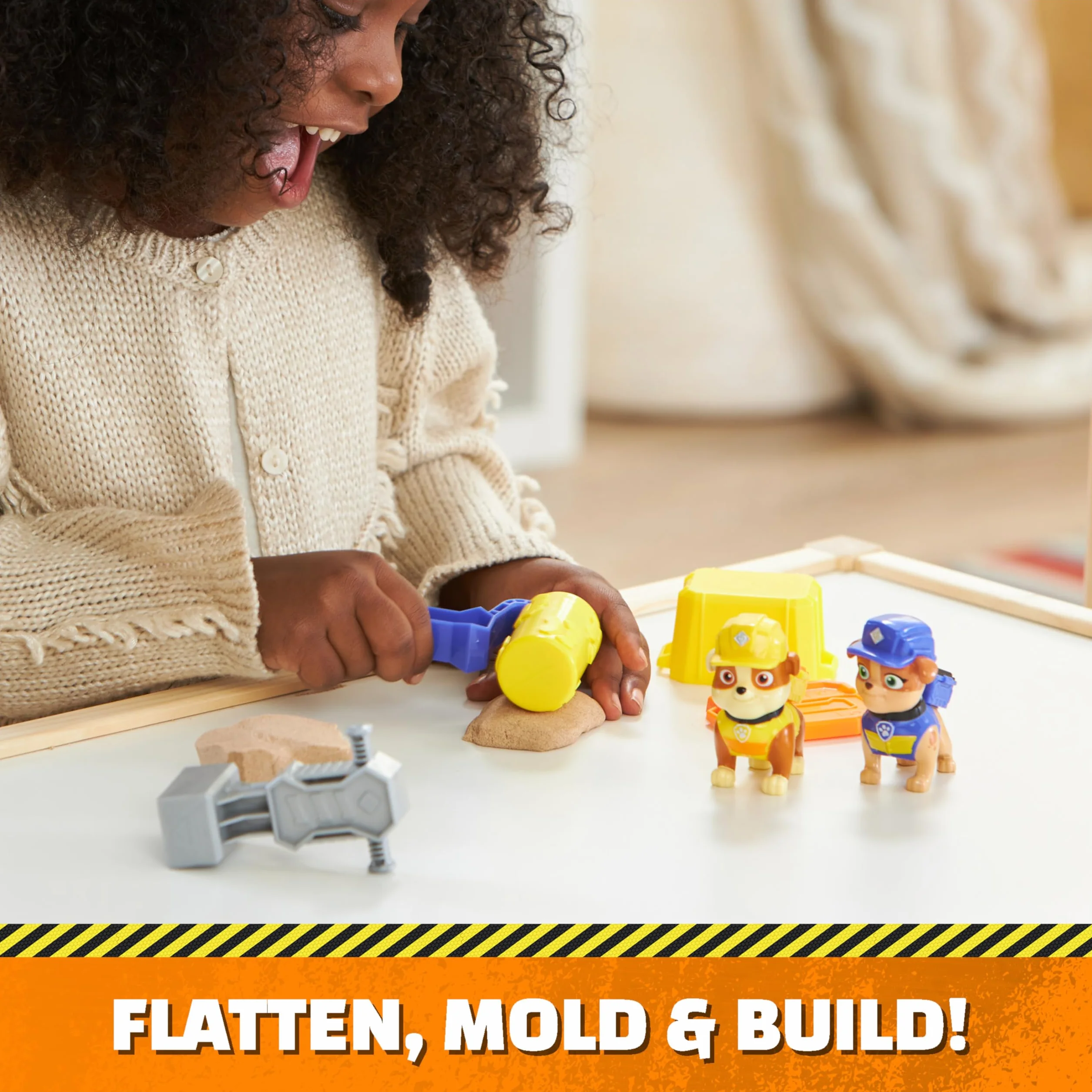 Ruben & Company - PAKIET 2 FIGURINES RUBEN & MIX + AKCESORIA - Figurka kolekcjonerska - Figurka Pat Patrol i Magiczny Piasek Kinetic Sand - Zabawka Pat Patrol - Zabawka dla dzieci od 3 lat