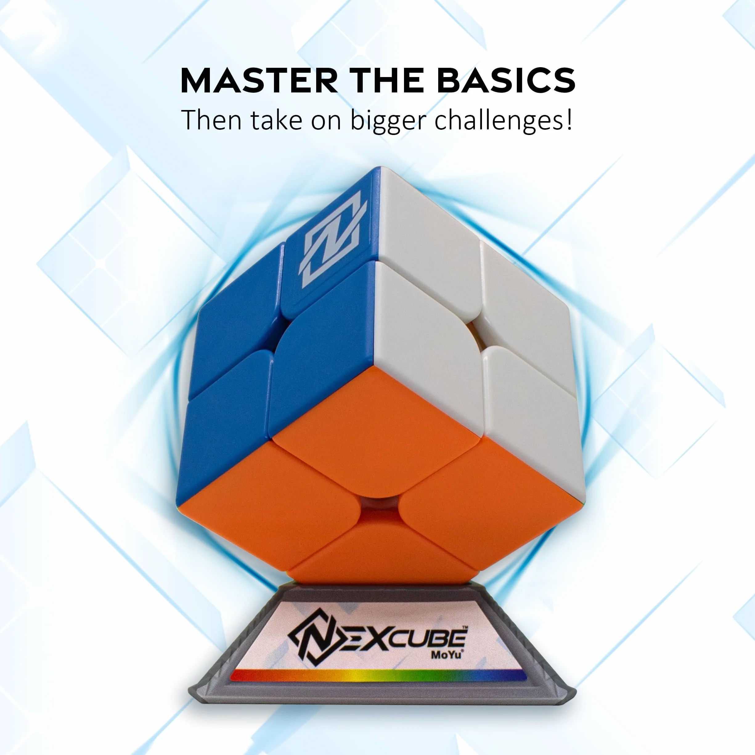 Nexcube 2 x 2, Speed Cube, Magic Cube, zestaw 2 x 2 różdżki, zestaw 2 x 2 cm, prezent dla dzieci