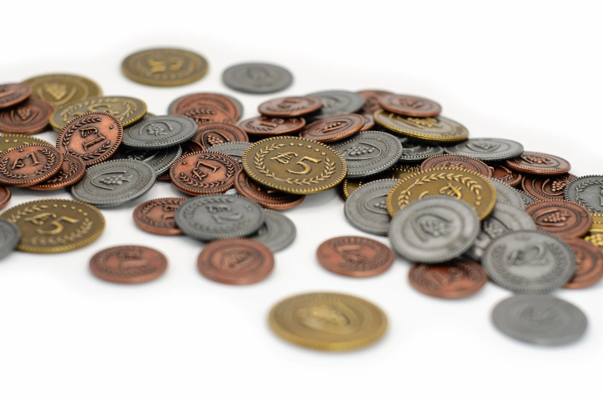 Stonemaier Games Viticulture Metal Lira Coins