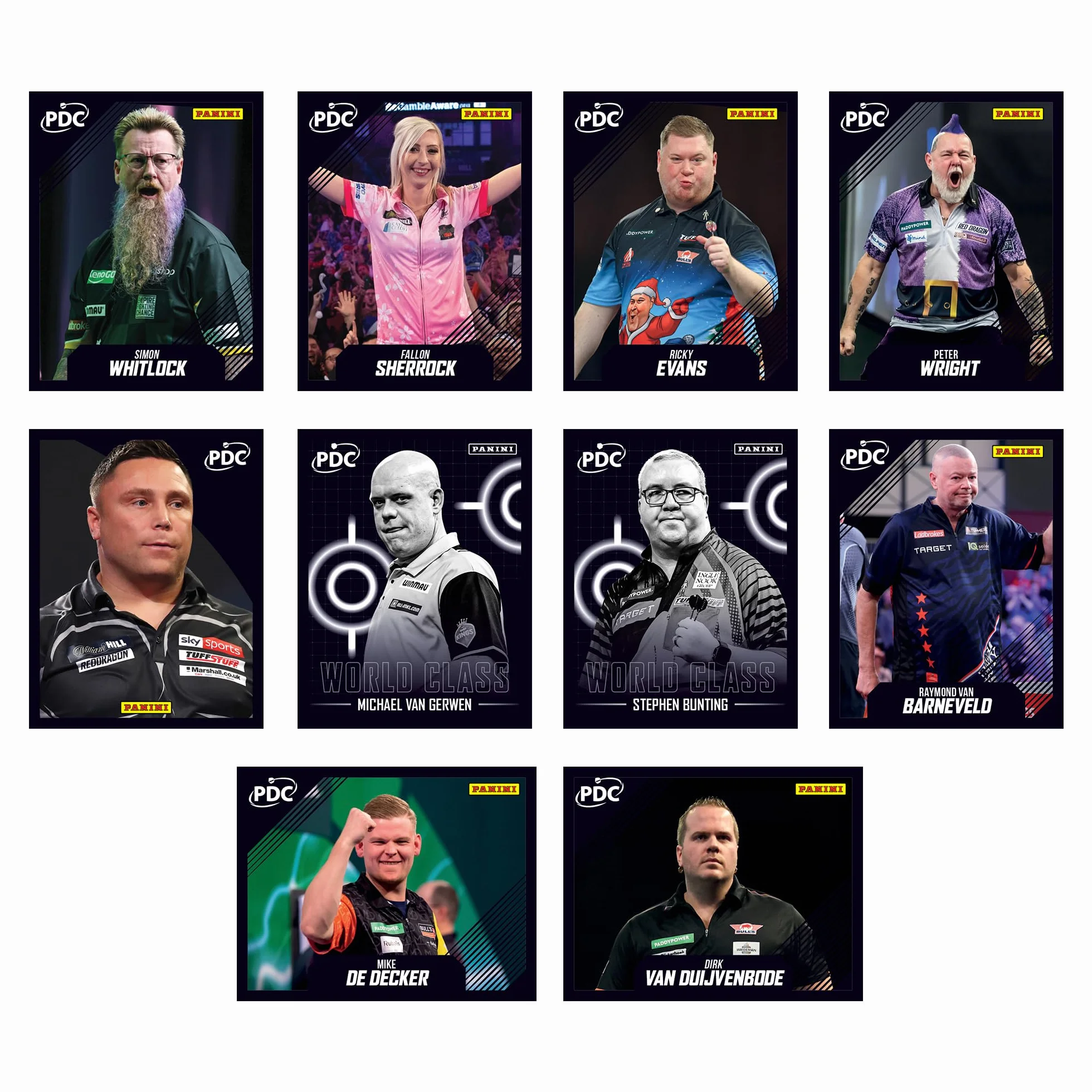 World Darts Championship Kolekcja naklejek puszka kieszonkowa