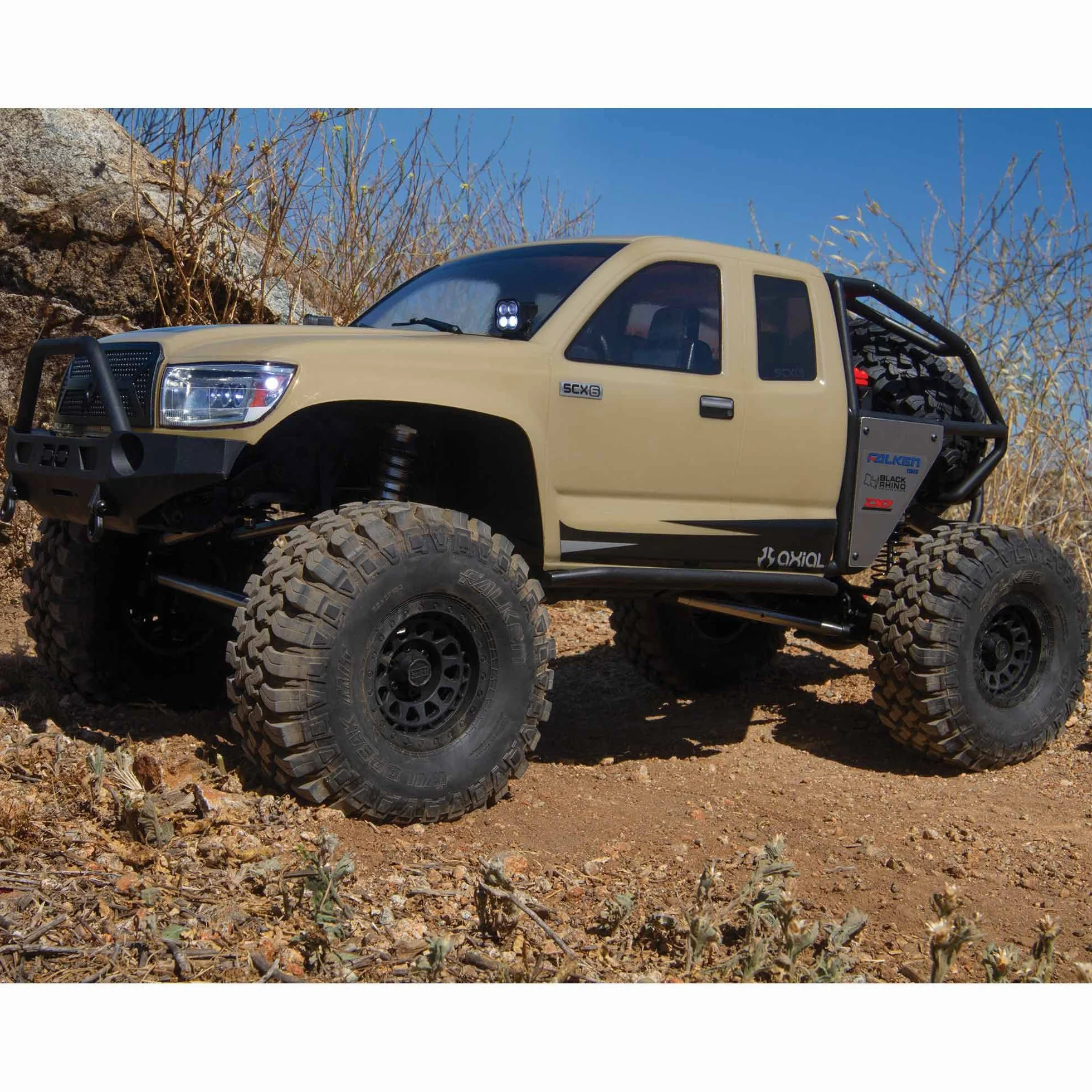 Axial RC Truck 1/6 SCX6 Trail Honcho 4WD RTR, piaskowy