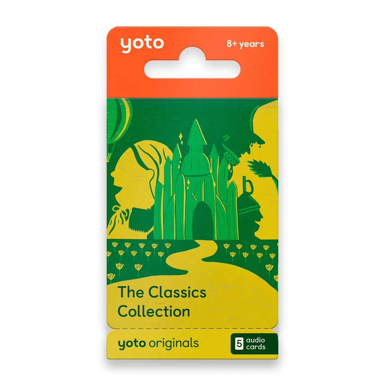 Yoto The Classics Collection – 5 Kids Audio Cards for Use with Player & Mini All-in-1 Audio Player, Screen-Free Listening with Fun Playtime, Bedtime & Travel Stories, Ages 8+