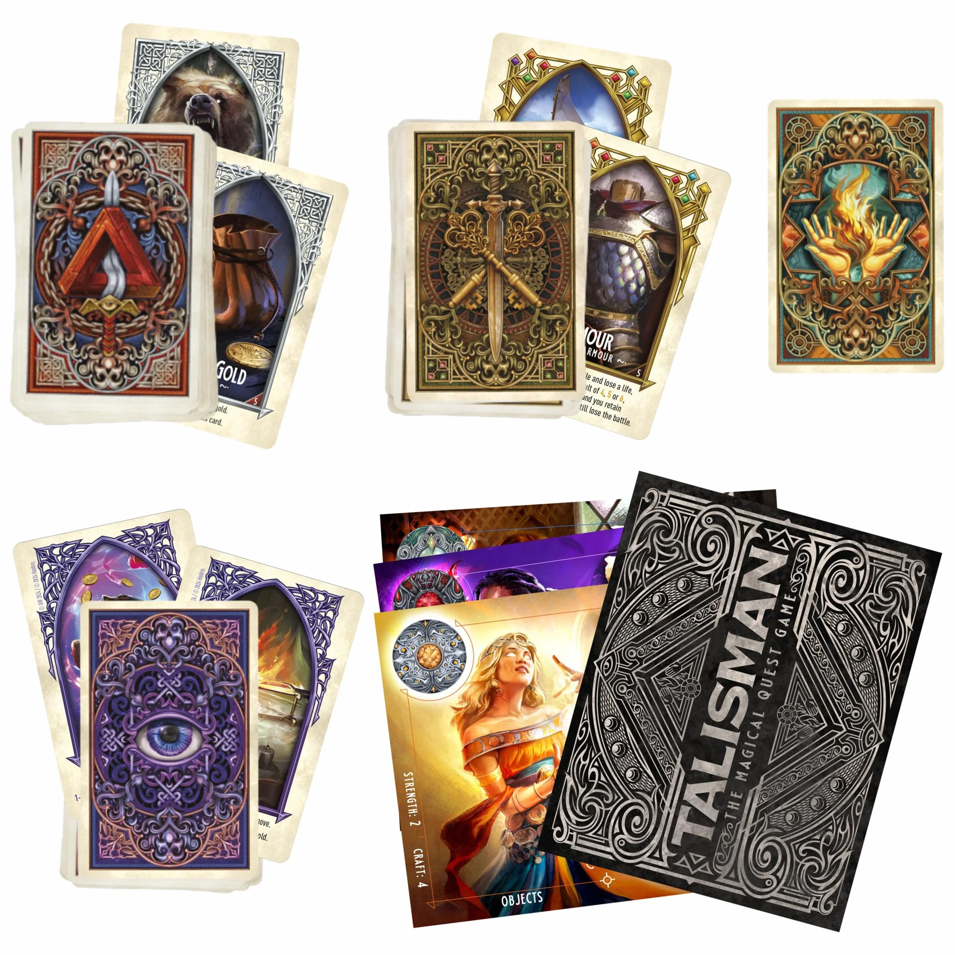 Avalon Hill Talisman: The Magical Quest Board Game, 5. edycja | Fantasy Tabletop Adventure Games | Od 12 lat i więcej | 2 do 6 graczy | Gry strategiczne RPG