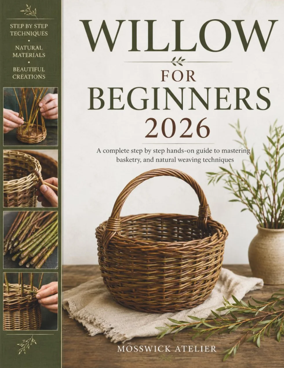 WILLOW FOR BEGINNERS 2026: A complete step by step hands-on guide to mastering basketry, and natural weaving techniques