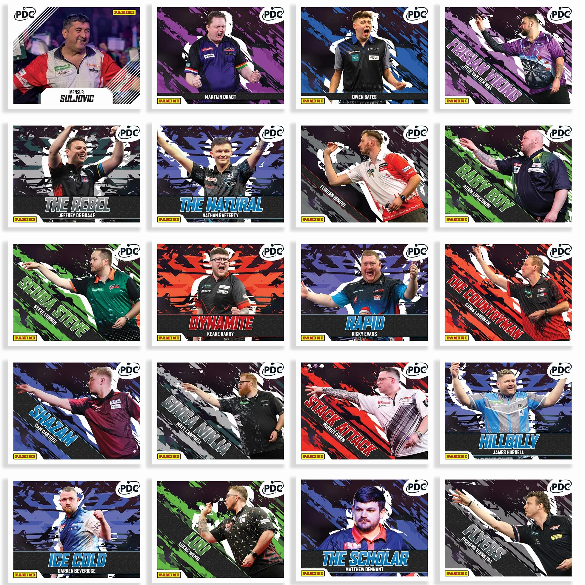 World Darts Championship Kolekcja naklejek puszka kieszonkowa