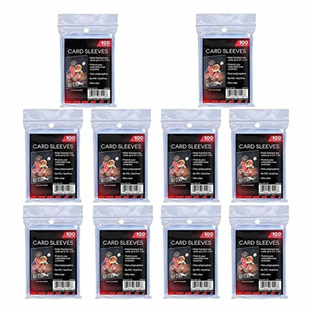 Ultra Pro Standard Regular Soft Penny folie na karty, przezroczyste koszulki na karty kolekcjonerskie, takie jak Pokemon, Magic Sport, standardowy rozmiar, 1000 sztuk