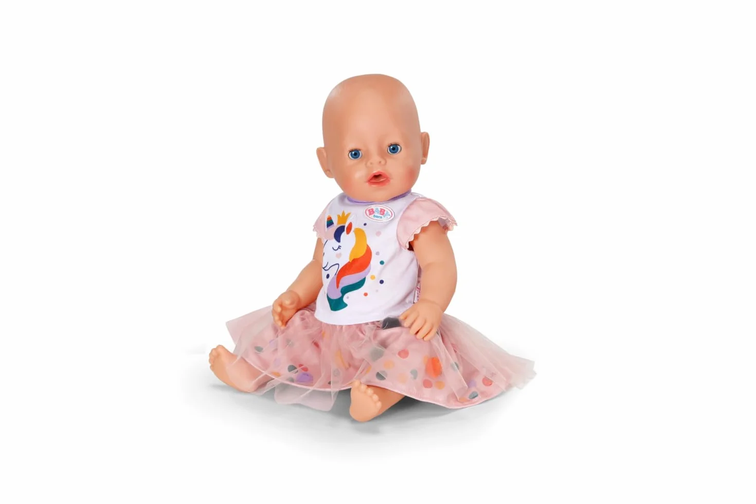 BABY born 871720 Sukienka z jednorożcem z tutu 43 cm