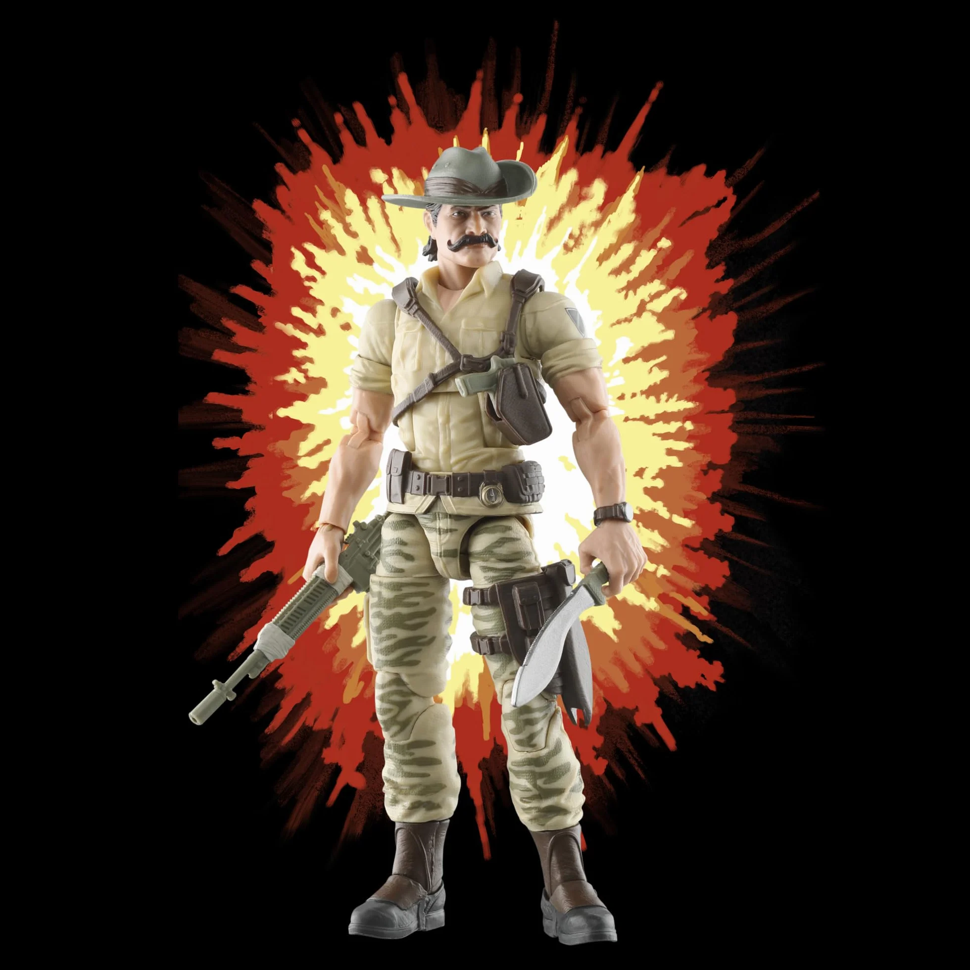 G.I. Joe Classified Series Retro Cardback Recondo, Collectible 6-Inch Action Figure with 7 Accessories