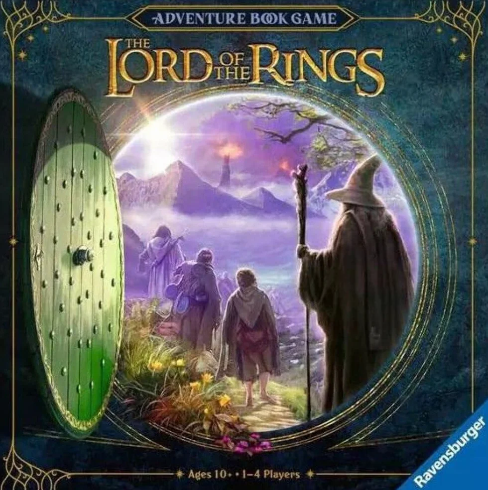Ravensburger Lord of the Rings Adventure Book - wciągająca rodzinna gra planszowa dla dzieci i dorosłych w wieku 10 lat i starszych od 1 do 4 graczy