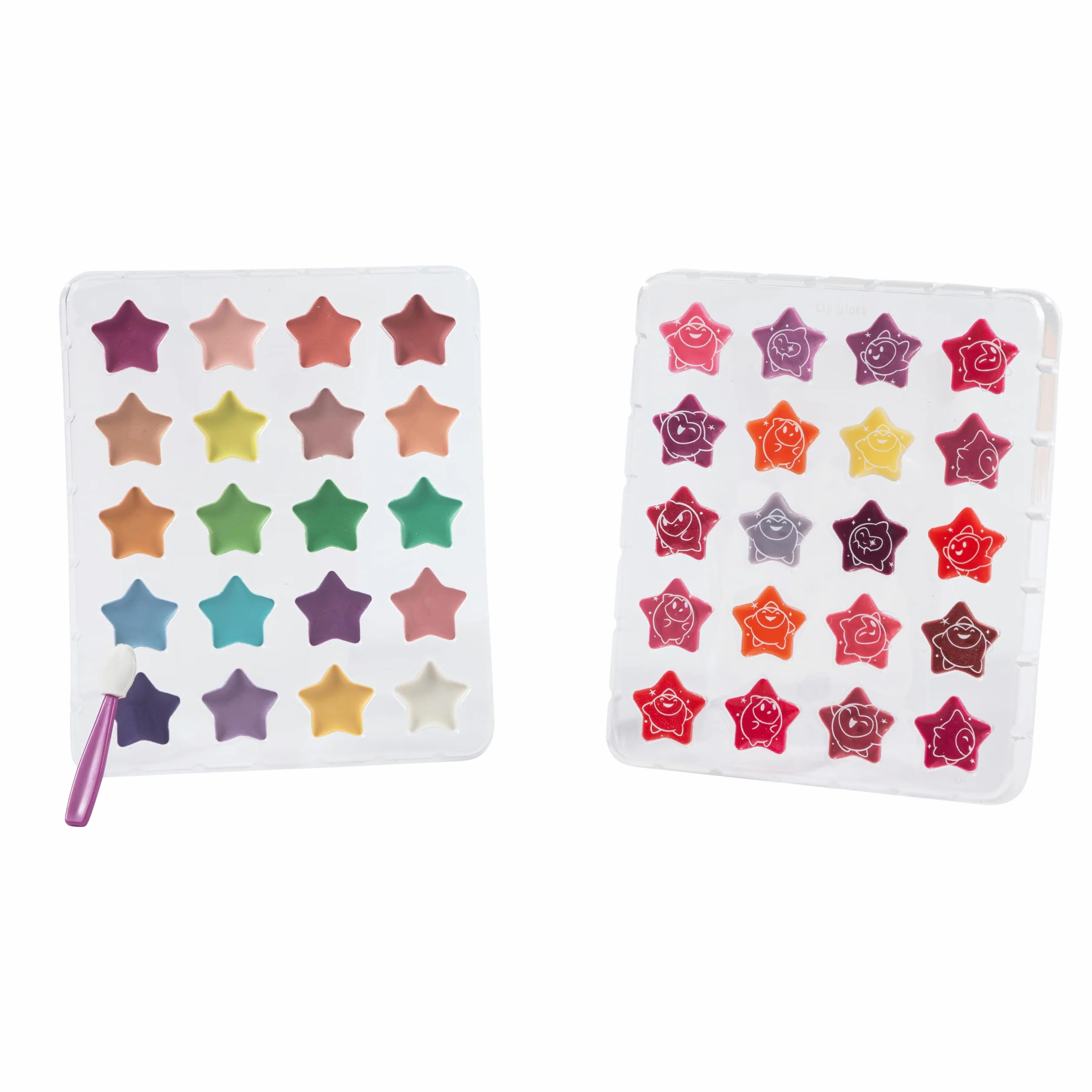 Lip Smacker Disney Wish Makeup Traincase, kuferek na kosmetyki dla dzieci, 50+ produktów do makijażu twarzy, ust i paznokci, w zestawie akcesoria kosmetyczne do włosów i makijażu