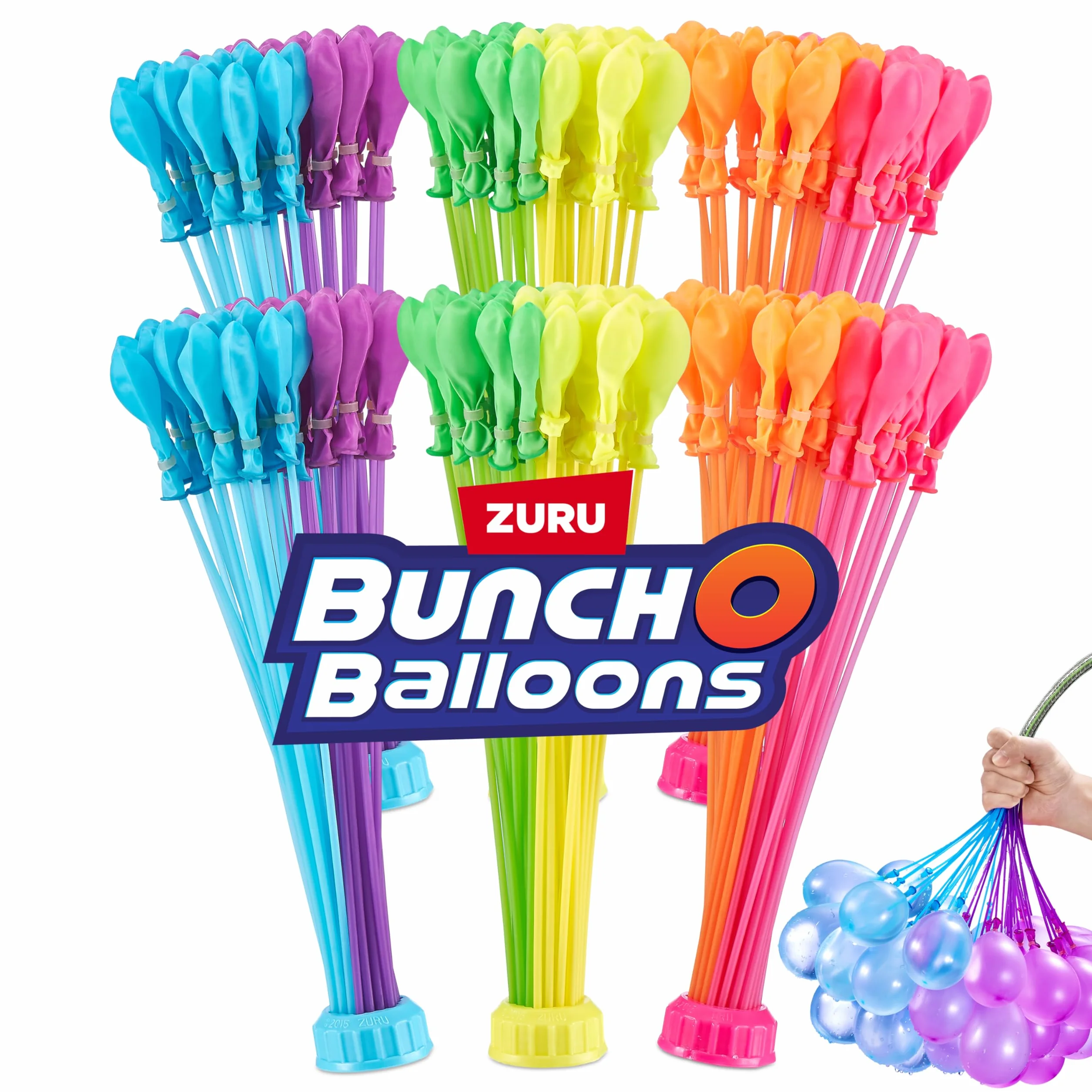 Oryginalne balony o tropikalnej imprezie, 200+ szybko napełniających się samouszczelniających się balonów wodnych (6 sztuk) od ZURU balon wodny dla całej rodziny, dzieci, nastolatków i dorosłych