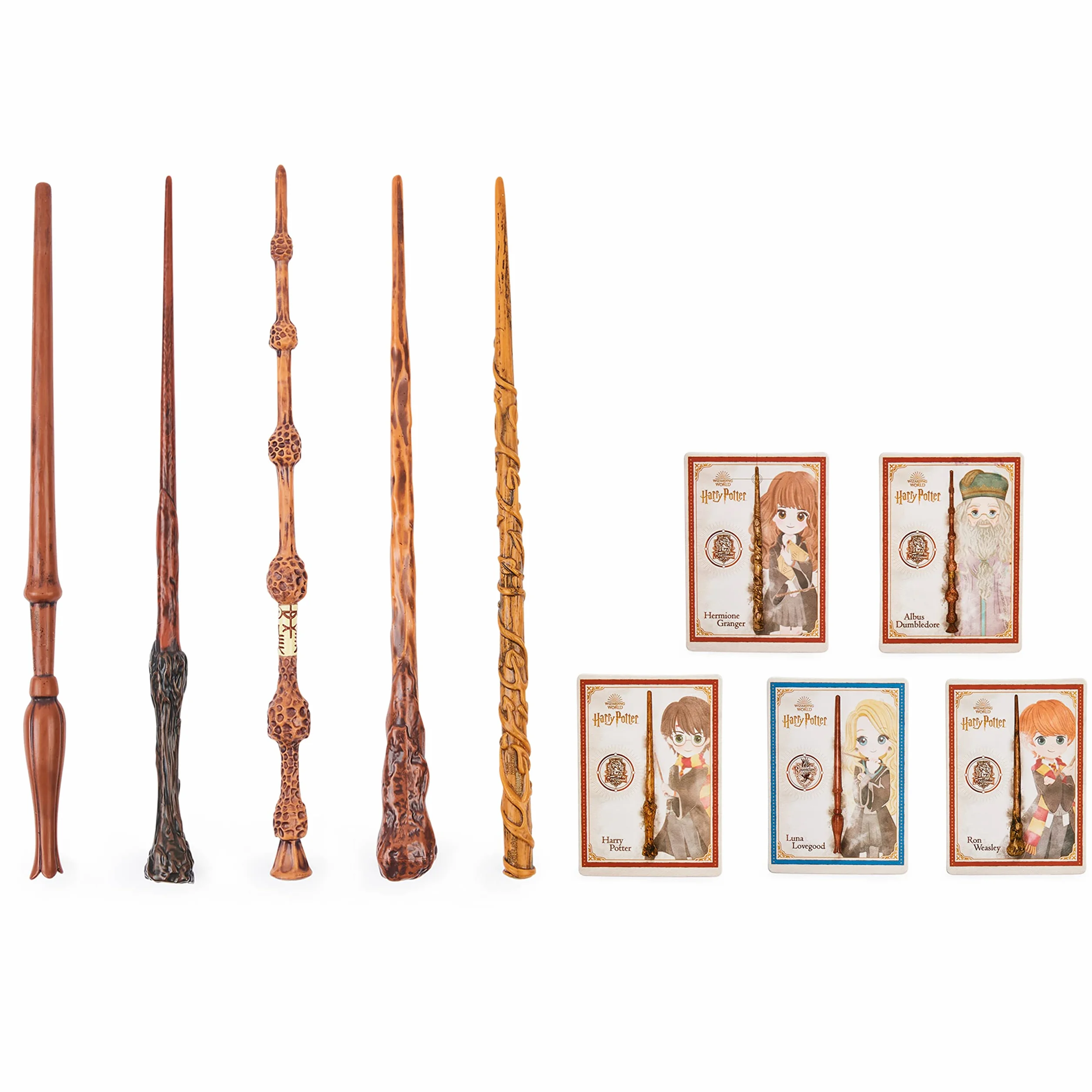 Wizarding World Harry Potter magiczna różdżka i karta zaklęć Cho Chang 30 cm, akcesoria na Halloween, dla dziewcząt i chłopców