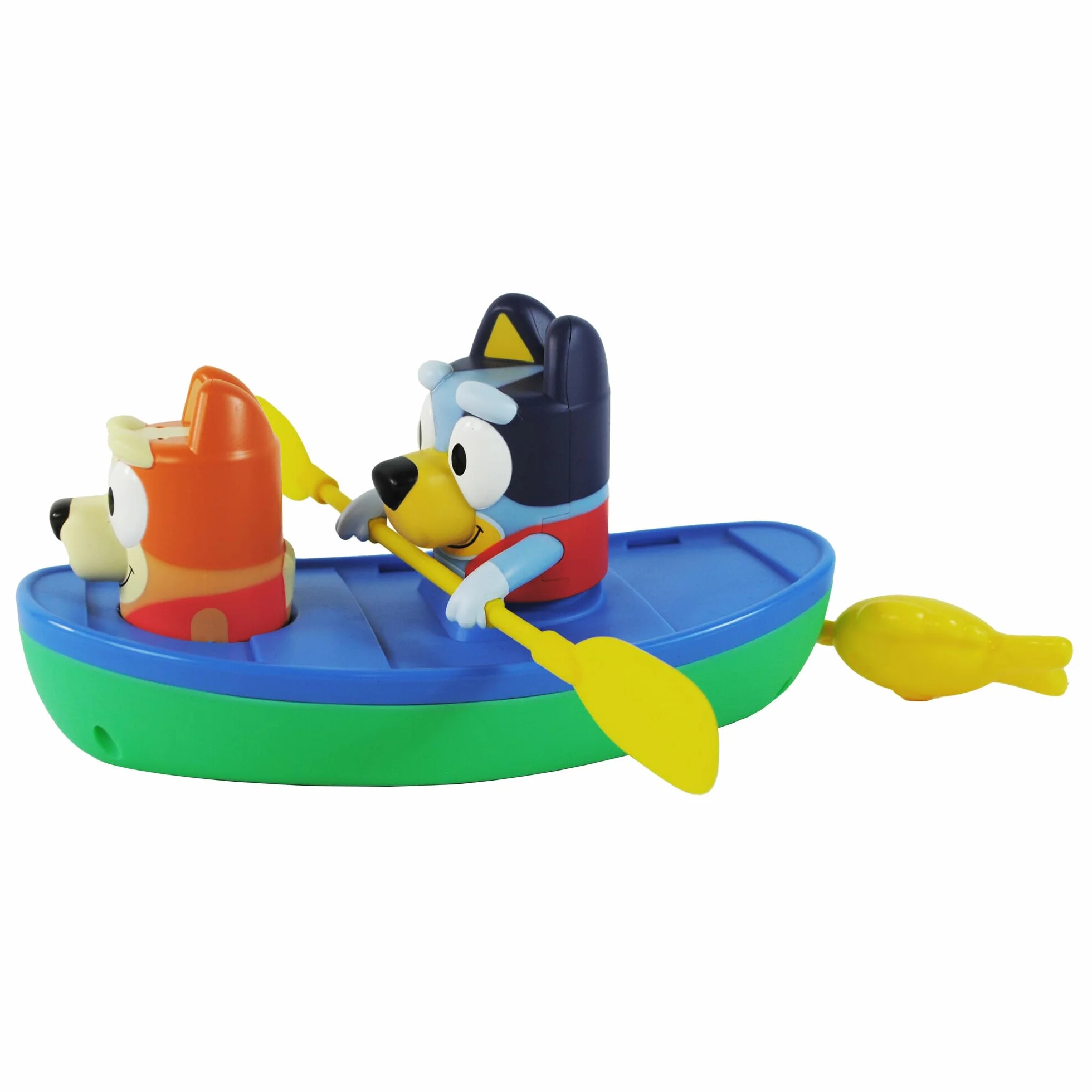 TOMY Toomies Bluey Pull and Go Canoe zabawka do kąpieli dla dzieci od 18 miesięcy