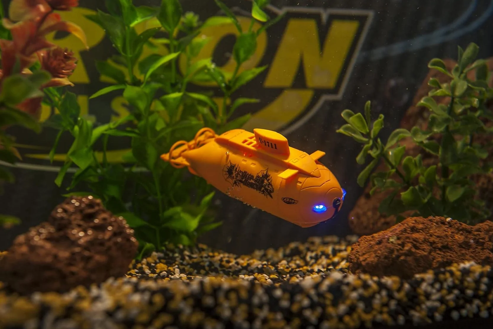 Carson 500707117 - XS Deep Sea Dragon 100% RTR(pomarańczowy), zdalnie sterowany łódź, łódź RC