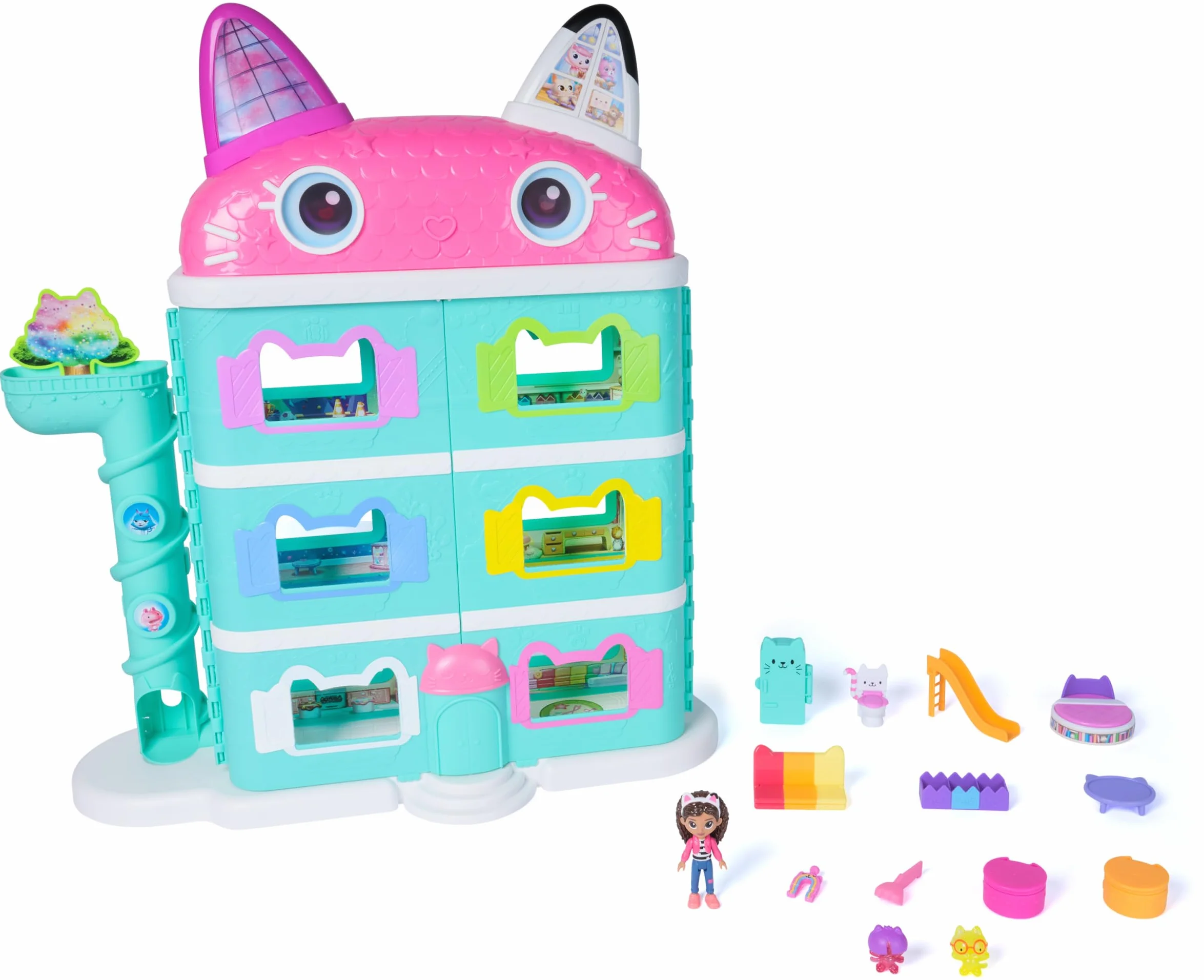 Gabby's Dollhouse Mvie Dollhse NonFture I Playset 6074334 wielokolorowy