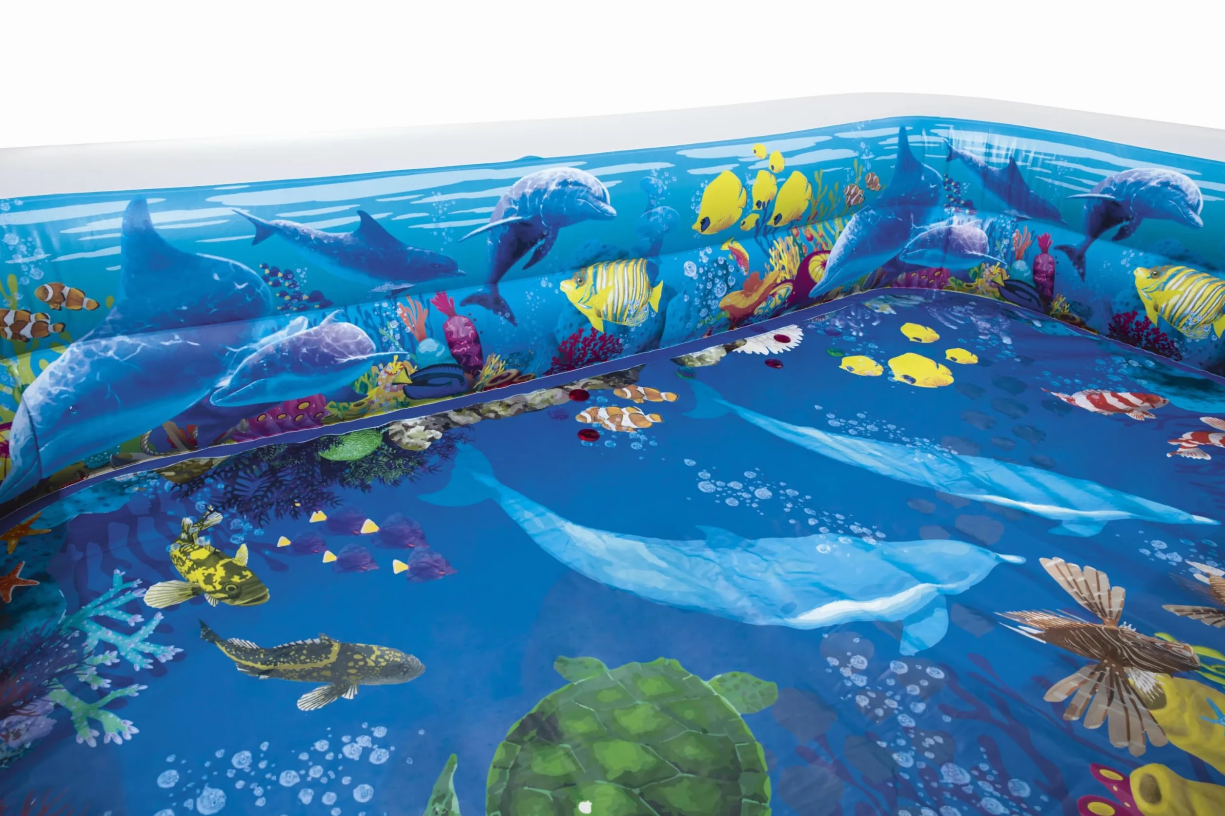 Bestway® 8'7" x 69" x 20"/2.62m x 1.75m x 51cm 3D Undersea Adventure Pool