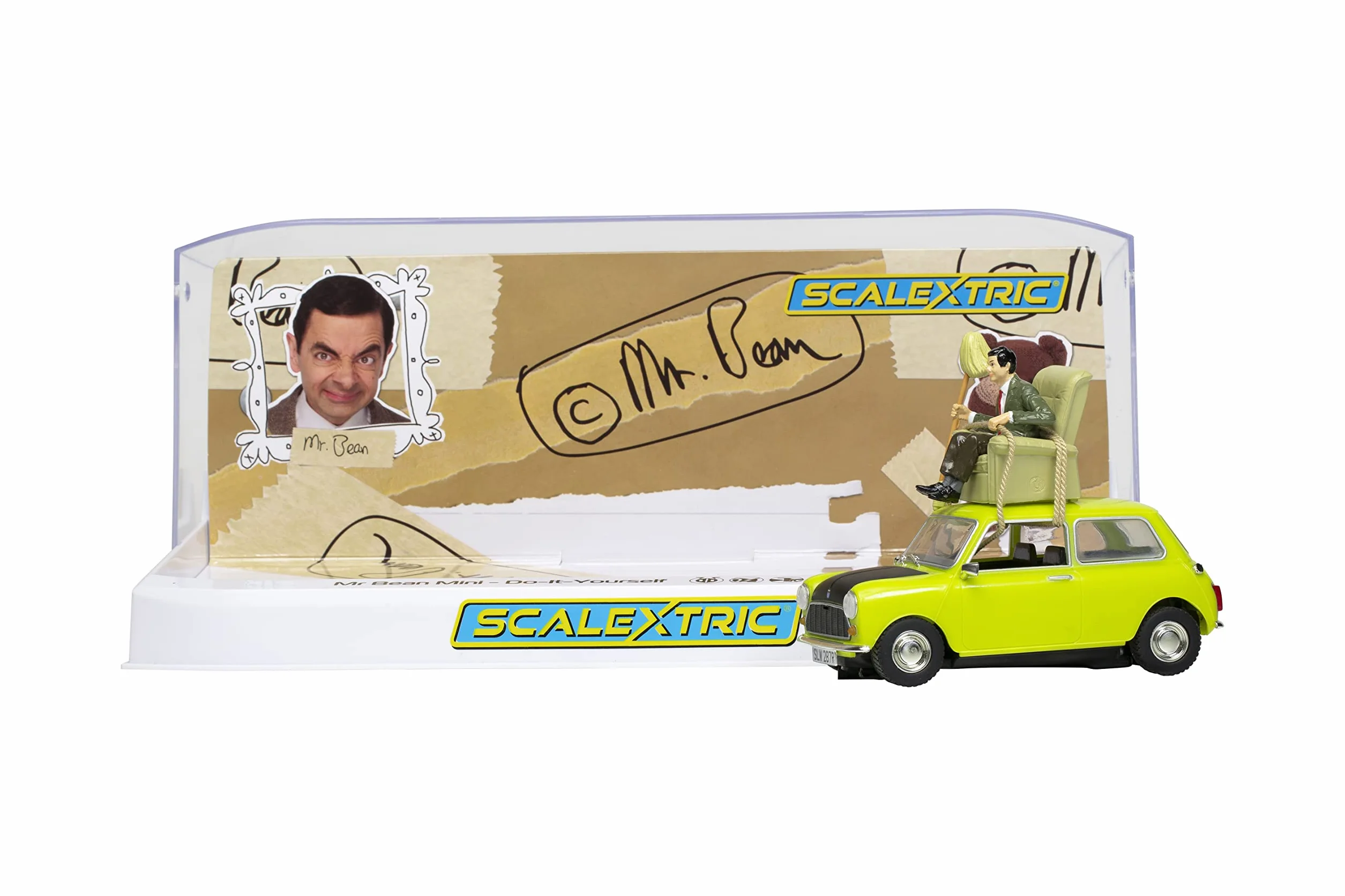 Scalextric C4334 Mr Bean Mini zielony zestaw do samodzielnego montażu