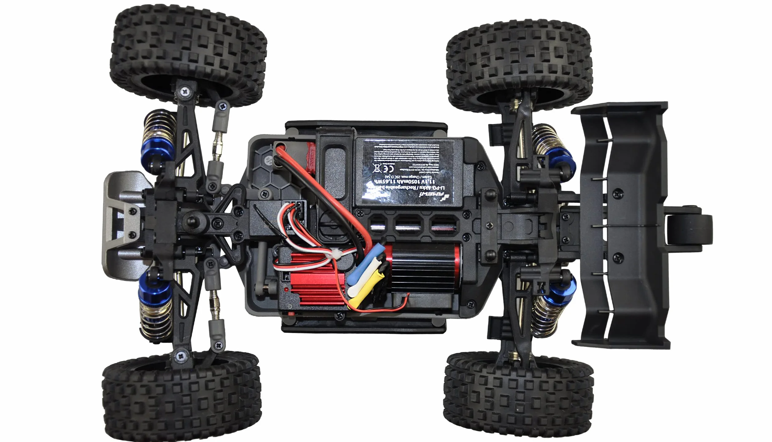 Amewi 22626 Hyper GO Buggy bezszczotkowy 3S 62km/h 4WD 1:16 RTR niebieski