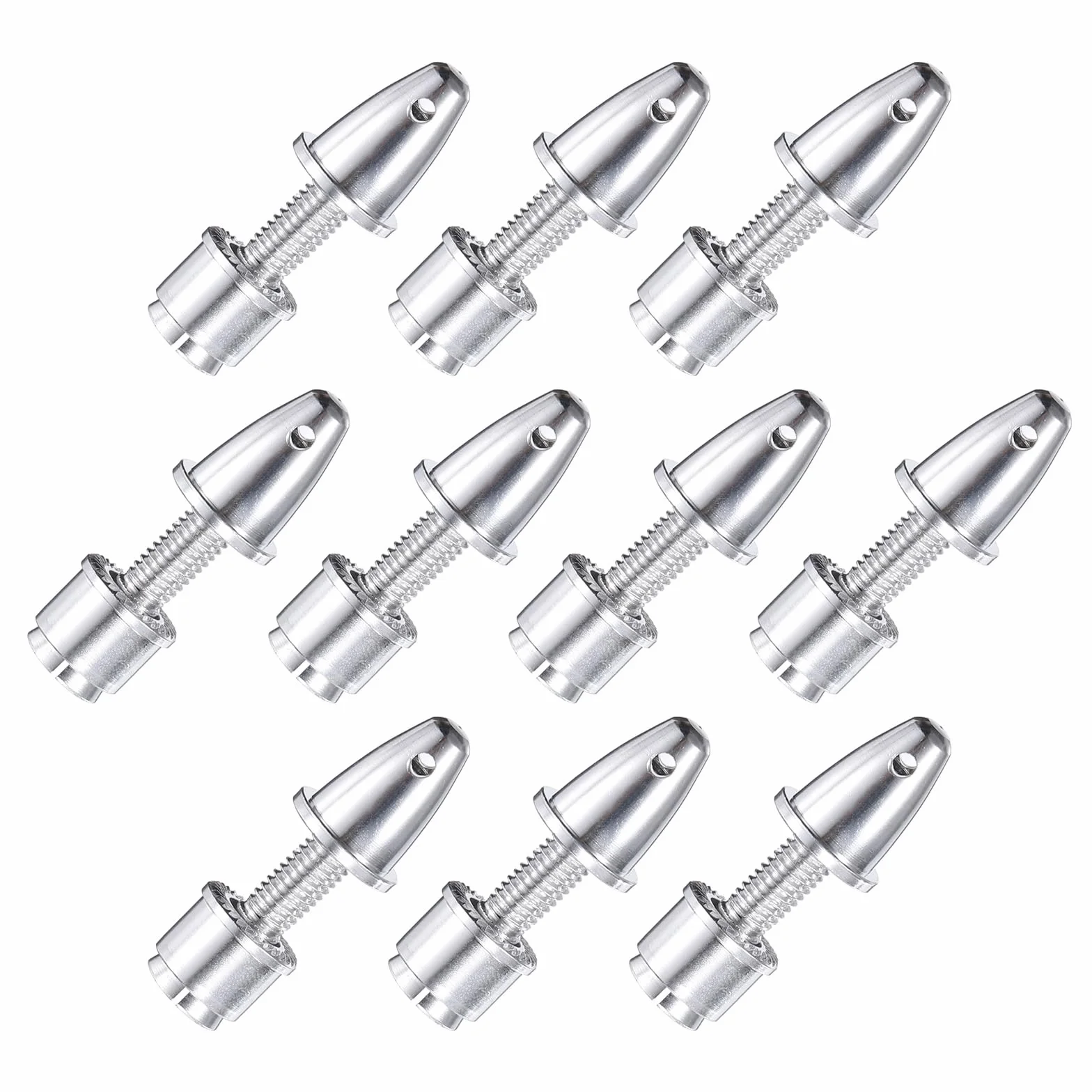 QUARKZMAN RC samolot śmigło spinner, otwór 3,17 mm i wał wyjściowy 5 mm adapter śmigła do silników bezszczotkowych i regulatora prędkości obrotowej, opakowanie zawiera 10 sztuk
