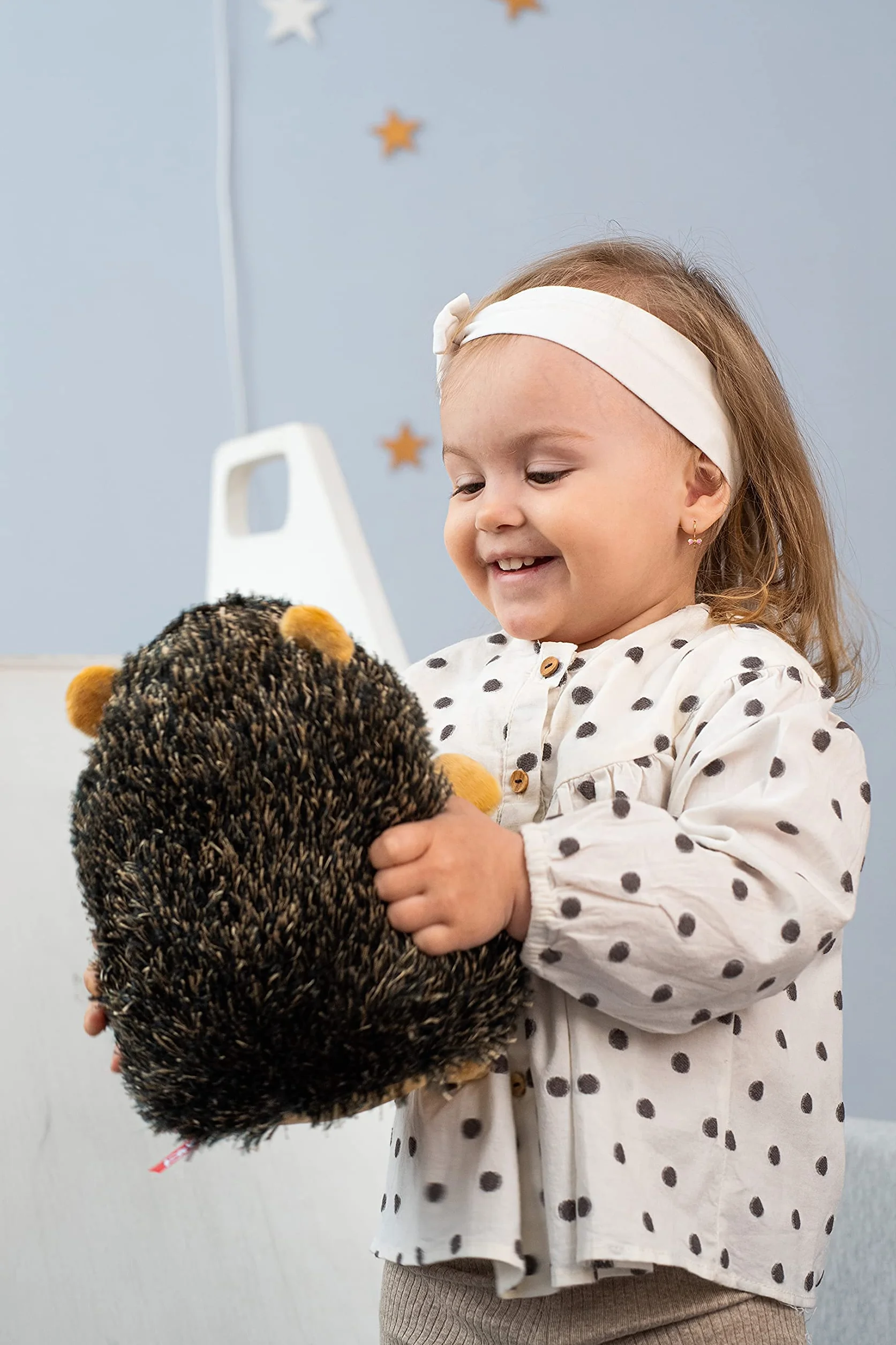 FANCY Pluszowy Jeż 20 cm, Wesoła Zabawka dla Dzieci 0+ i Dorosłych, Maskotka Jeż, Pluszowe Zwierzątka Mini Pluszak