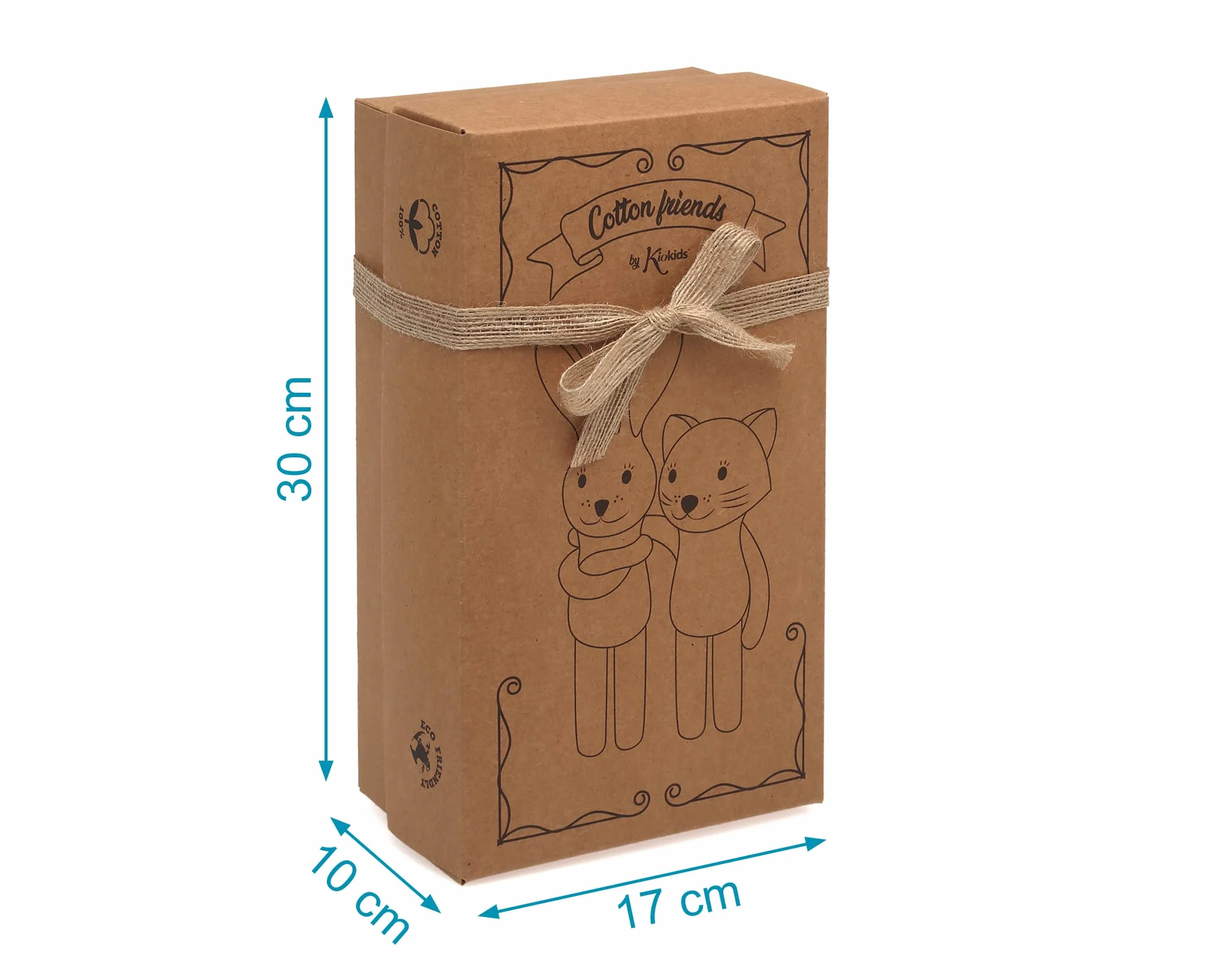 KIOKIDS DOUDOU Bawełniany kotek