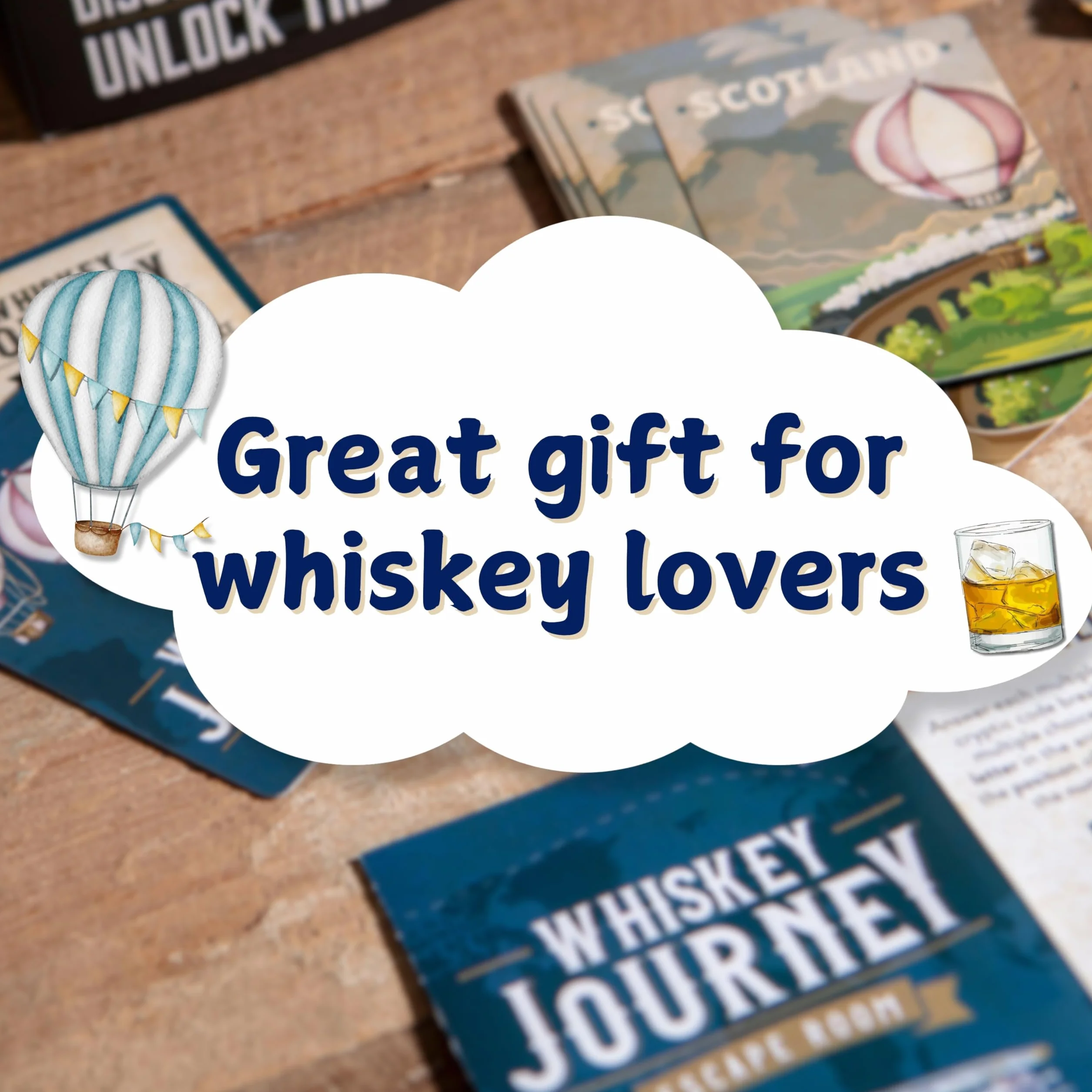 Boxer Gifts Whisky Escape Room gra dla dorosłych – odblokuj klatkę, aby zdobyć butelkę, zabawne łamigłówki dla dorosłych | Prezenty na whisky dla mężczyzn na urodziny lub Boże Narodzenie oraz