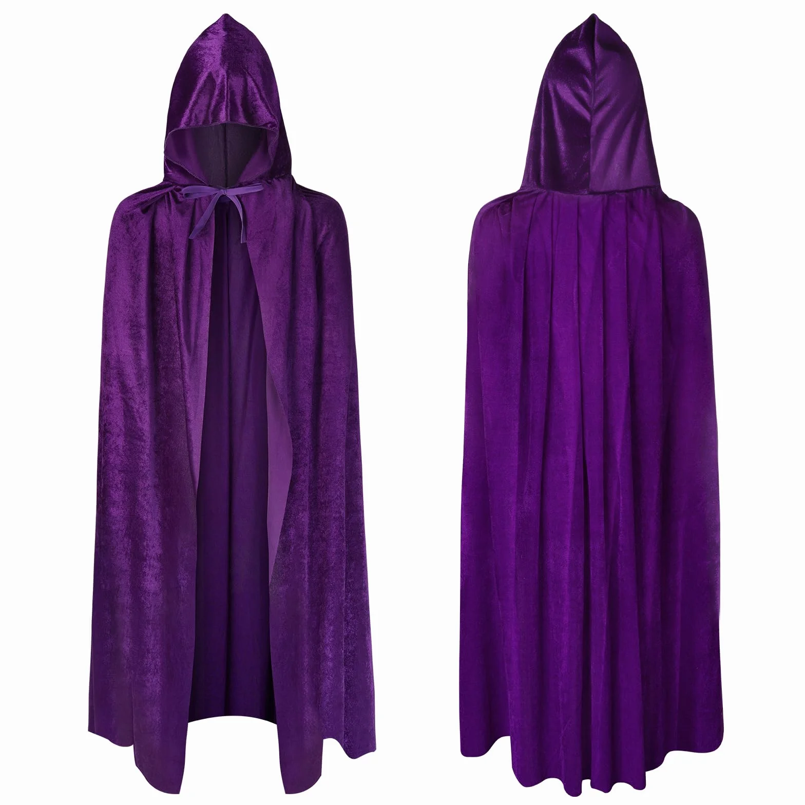 AOOWU kostium Halloween dla dzieci peleryna z kapturem czarownica wampir