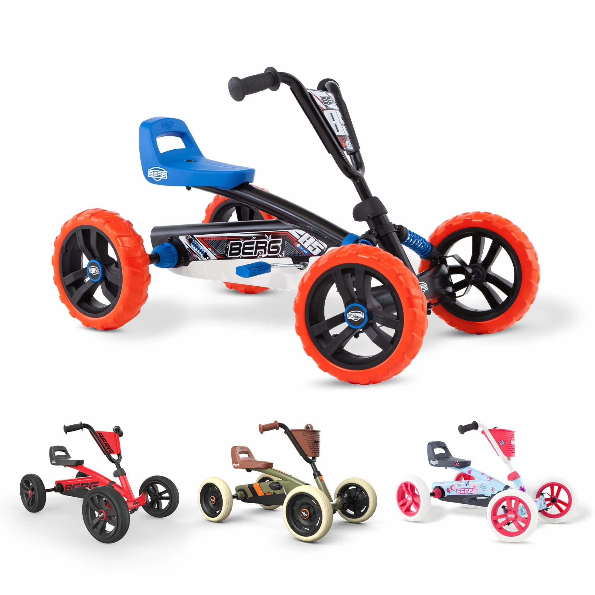 Berg Buzzy Pojazd Czerwony Czarny 64 cm Do 30 kg