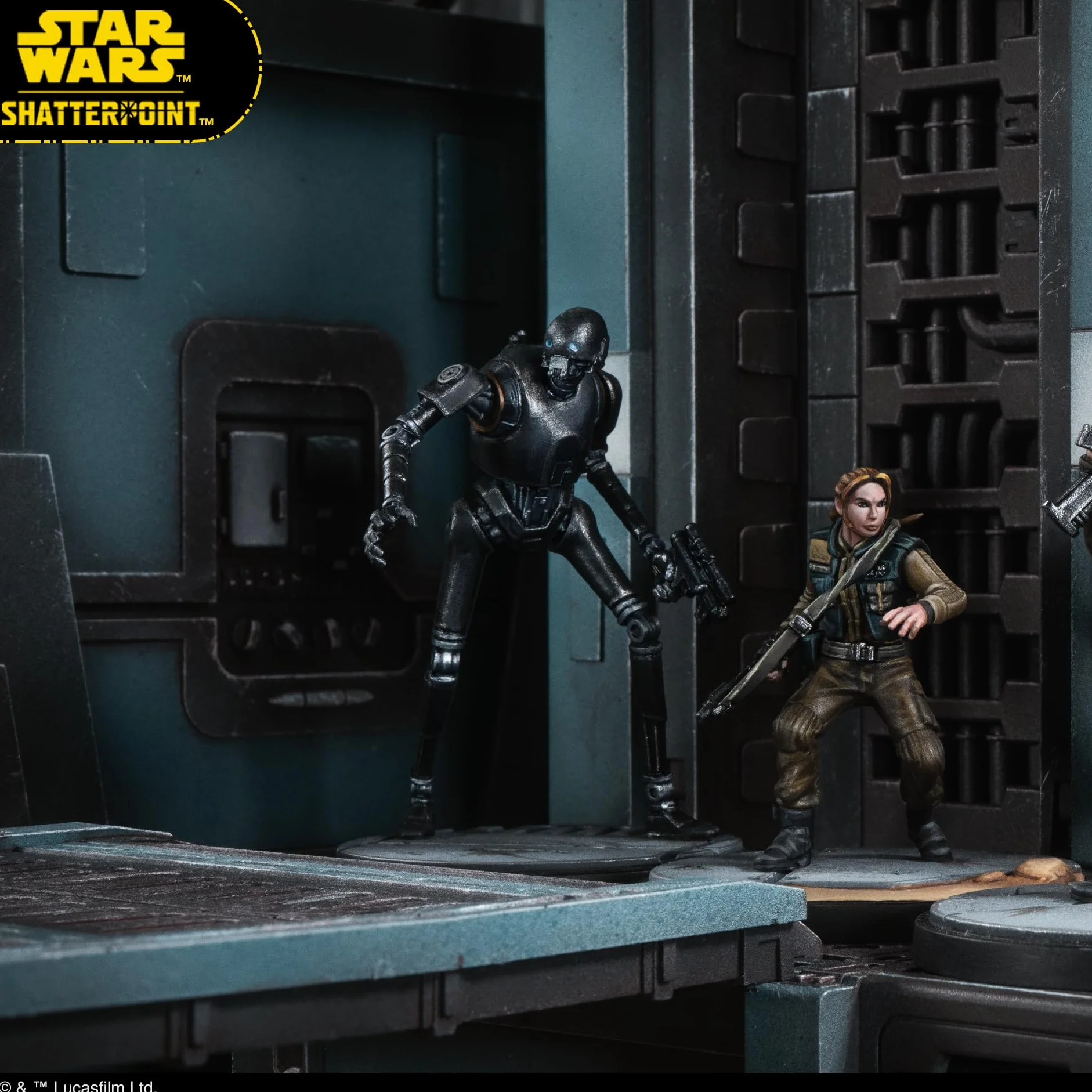 Atomic Mass Games | Star Wars Shatterpoint: All The Way Squad Pack | Gra miniaturowa | Wiek 14+ | 2 graczy | Czas gry ponad 90 minut