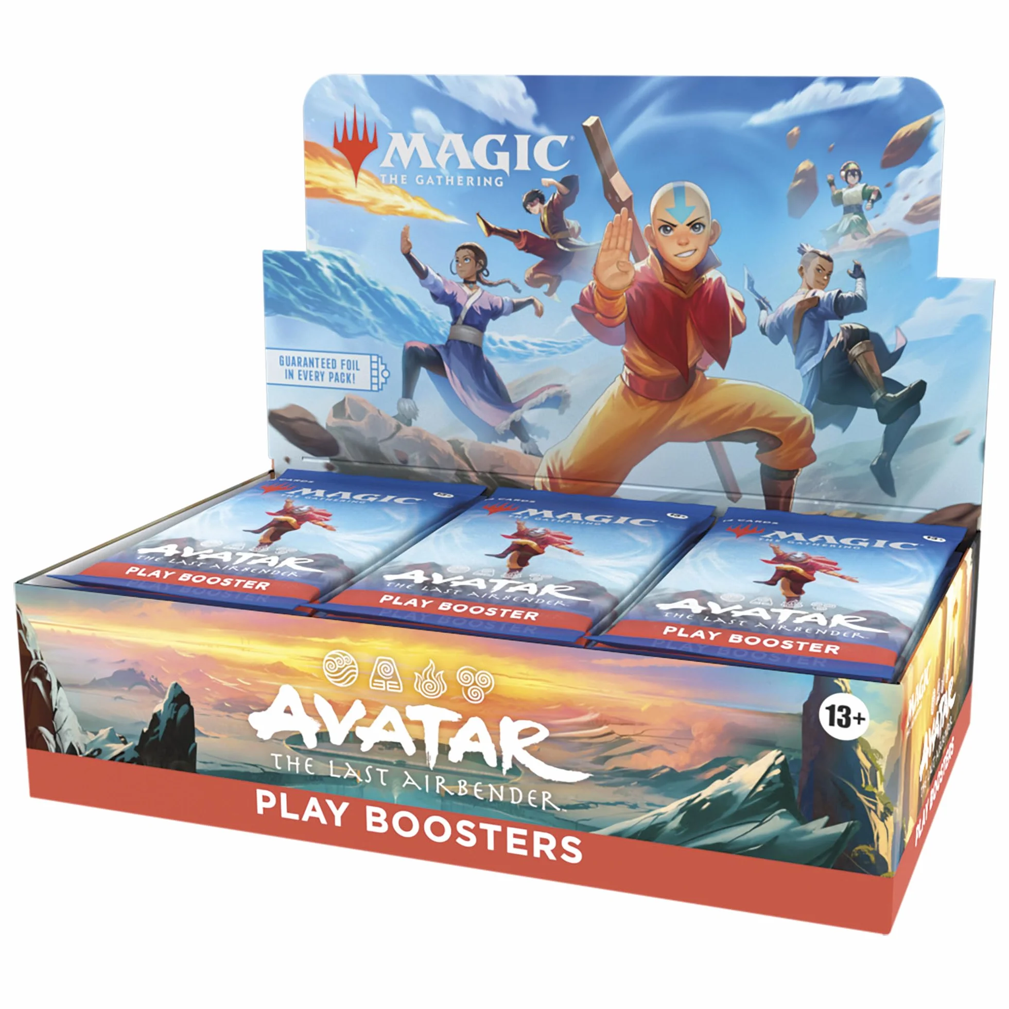 Magic: The Gathering Play Avatar: The Last Airbender Opakowanie zbiorcze pakietów (Angielska)