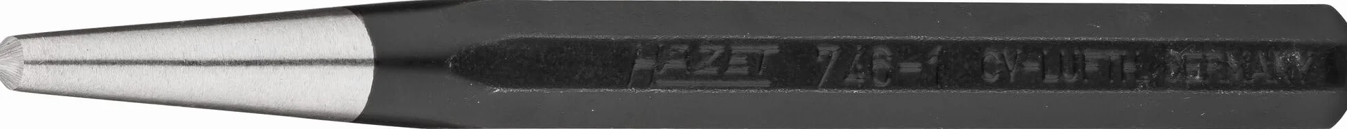 HAZET Dziurkacz centralny 746-1| trzpień ośmiokątny, certyfikowany zgodnie z DIN 7250, długość: 120 mm, średnica: 4 mm | dziurkacz centralny do użytku ręcznego Made In Germany