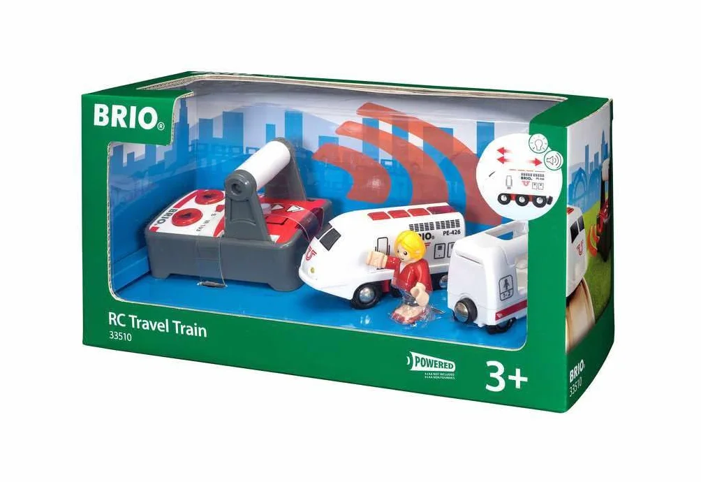 Brio 63351000 Lokokomotywa Biała Zdalnie Sterowana (63351000) Bezpieczna Zabawka Dla Dzieci Powyżej 3 Lat